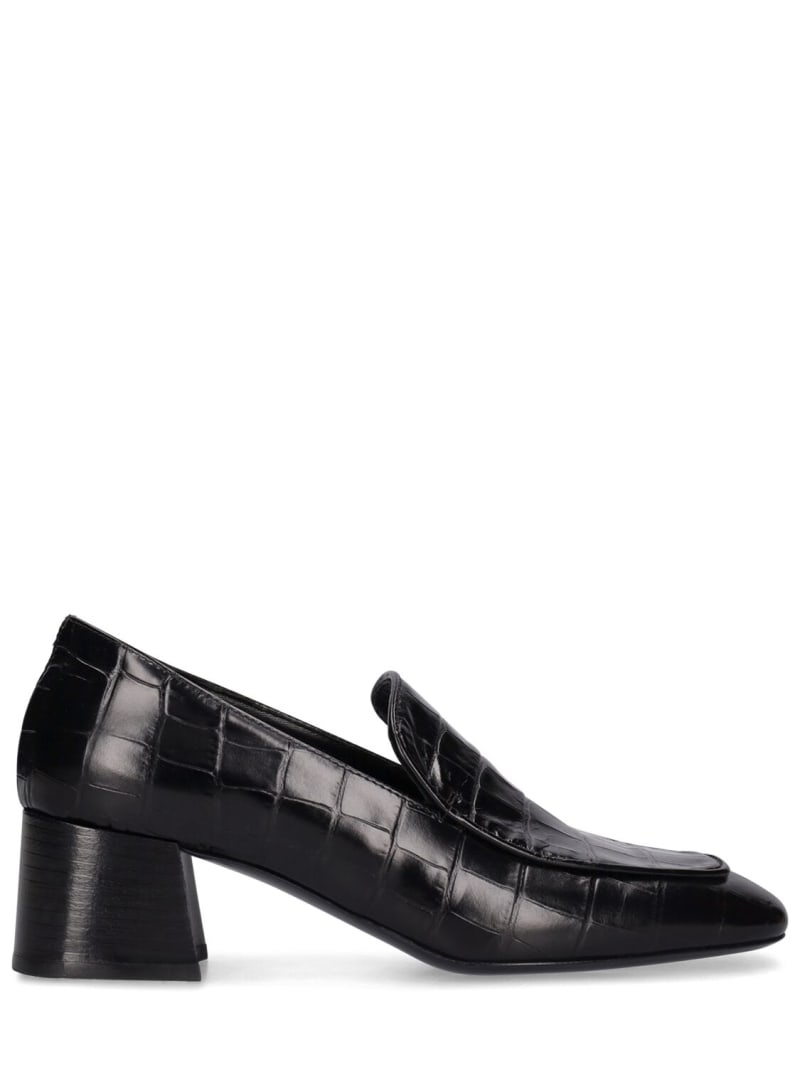 55mm The Block Heel leather pumps - 1