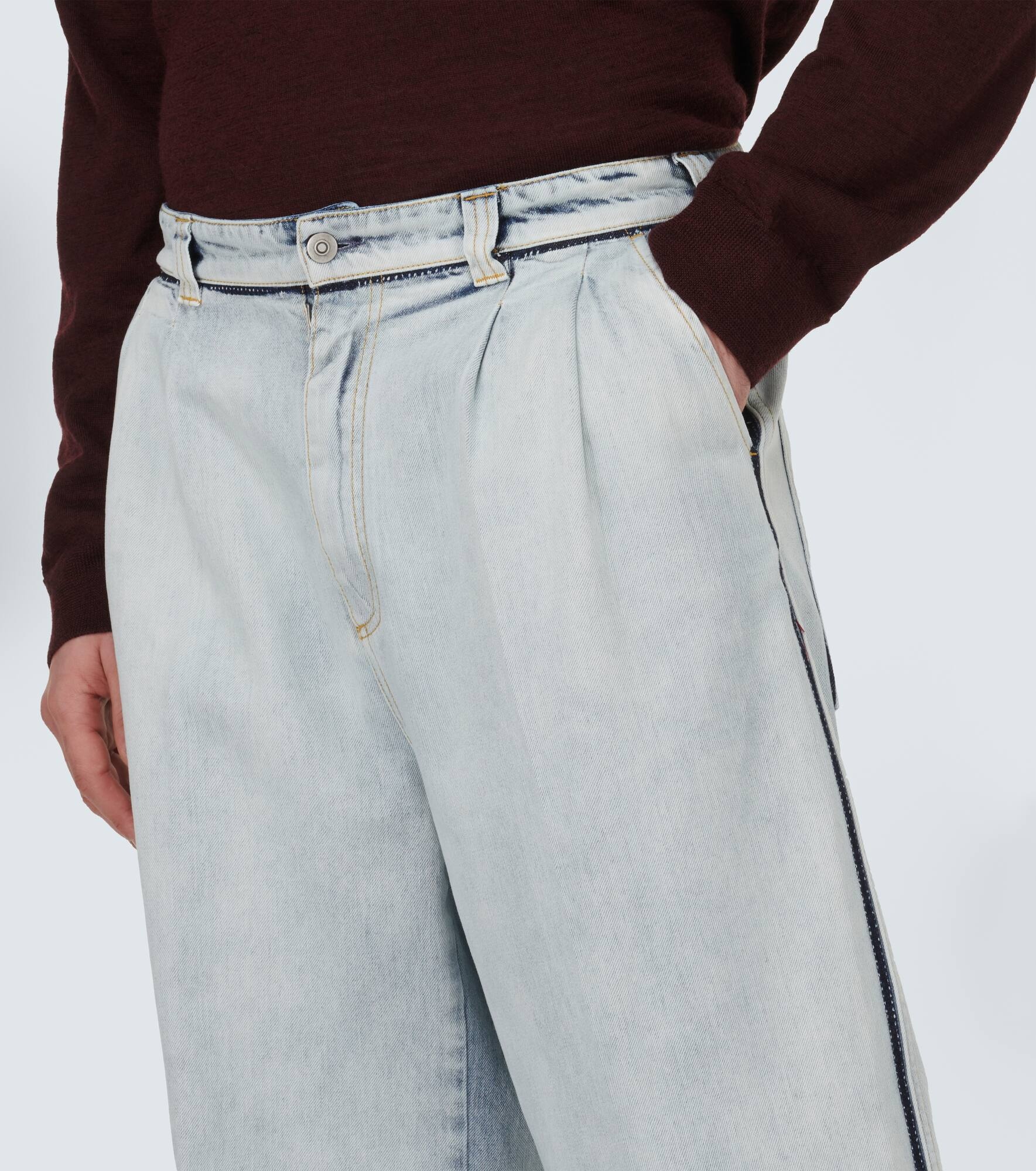 High-rise wide-leg jeans - 5