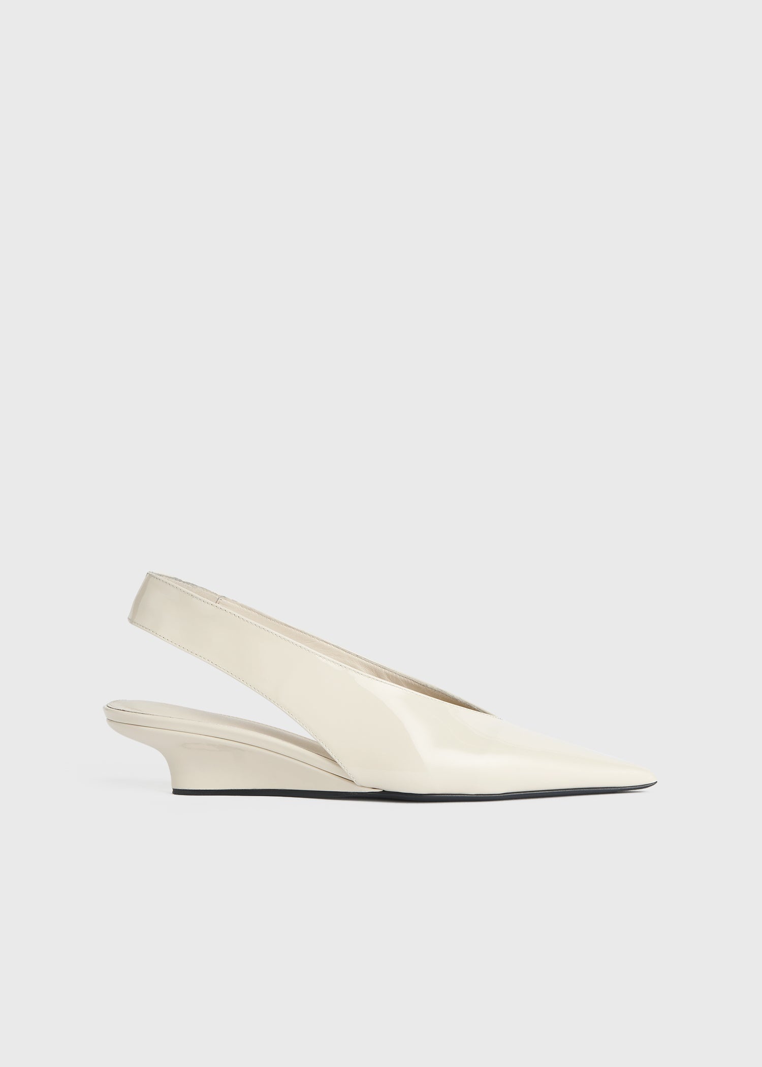 The Wedge-Heel Slingback bleached sand - 8