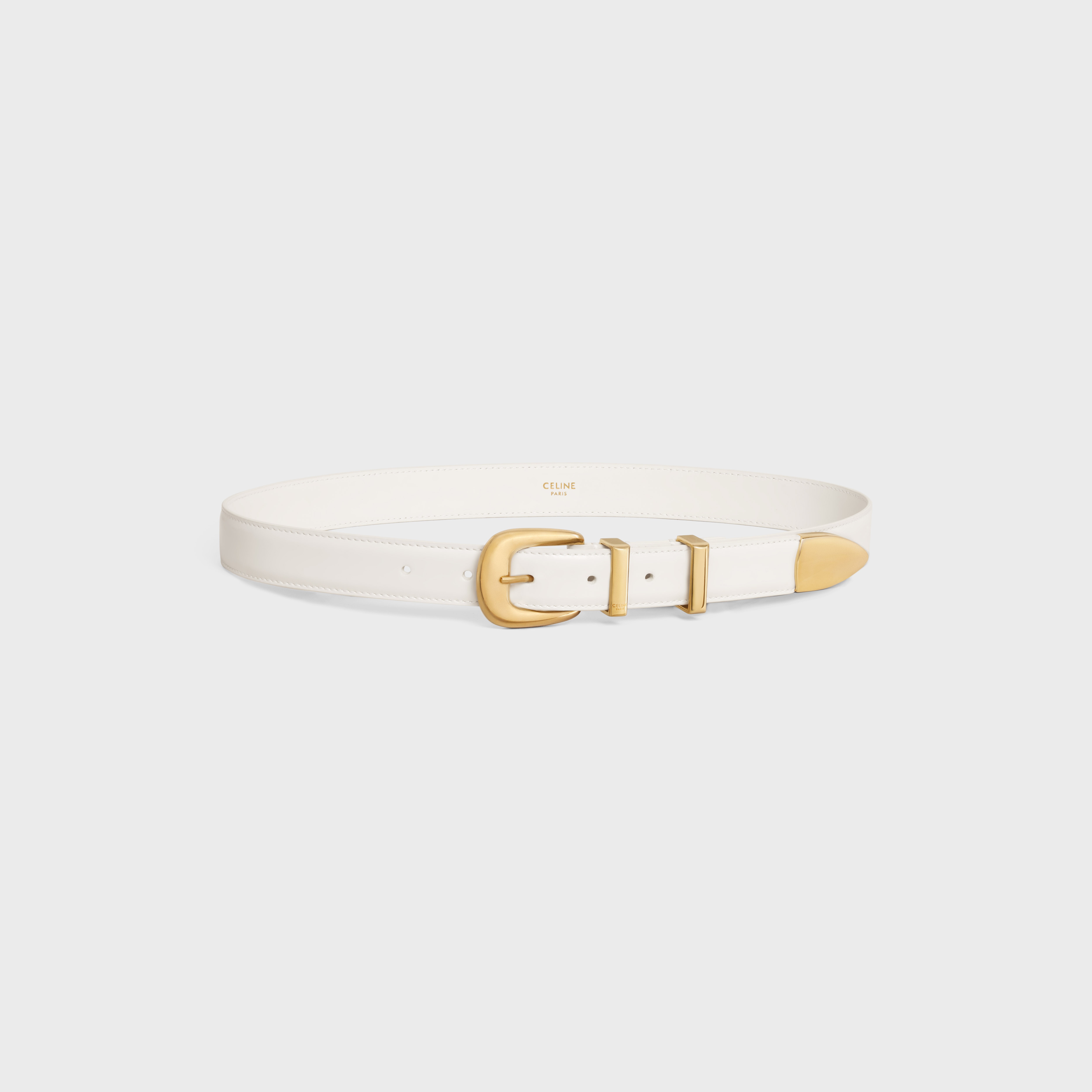 MEDIUM WESTERN BELT in Taurillon Leather - 3
