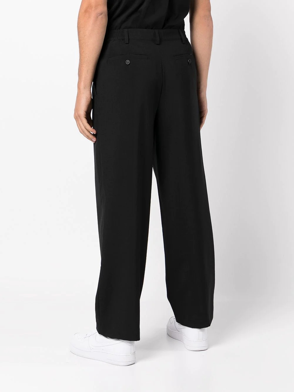 tailored wide-leg trousers - 5