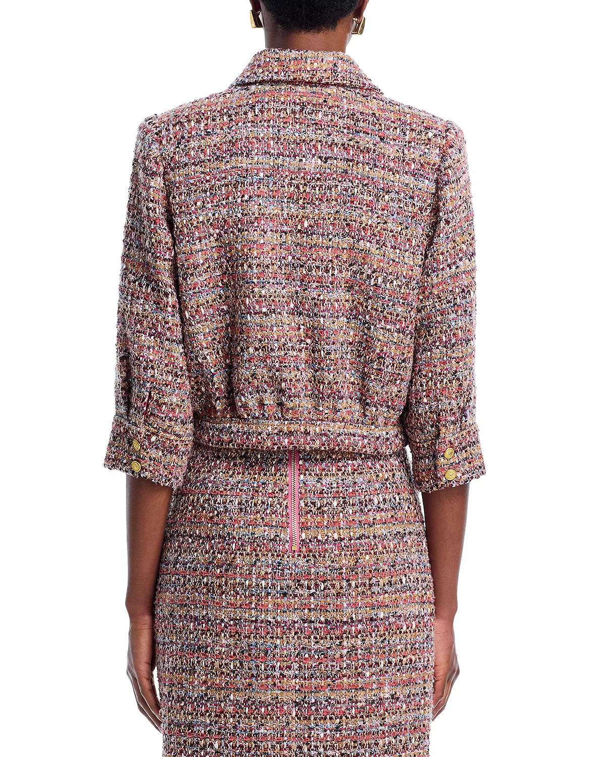 Jia Tweed Crop Jacket - 6