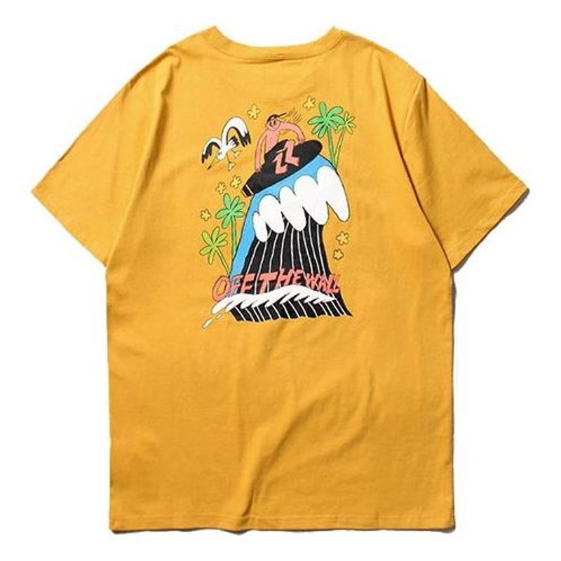 Vans Men's Vans Asian Artist Crossover Series Printing Short Sleeve Yellow VN0A4RAY50X outlook