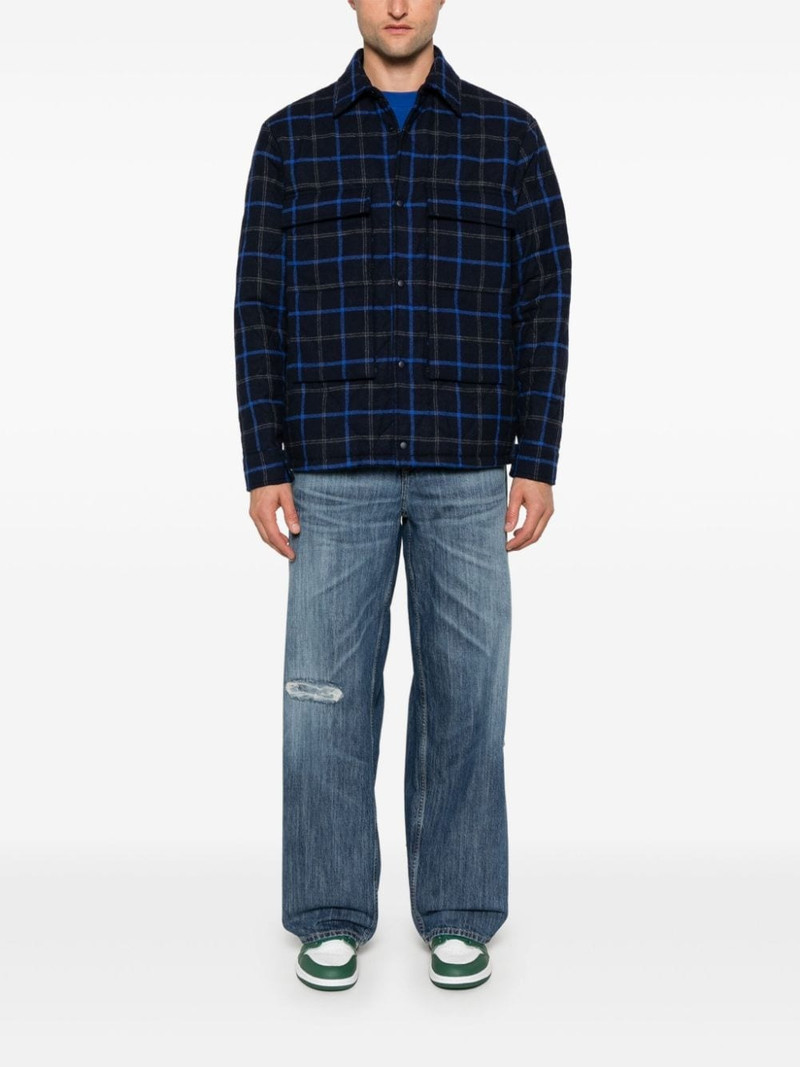 Aspesi tattersall-check shirt outlook