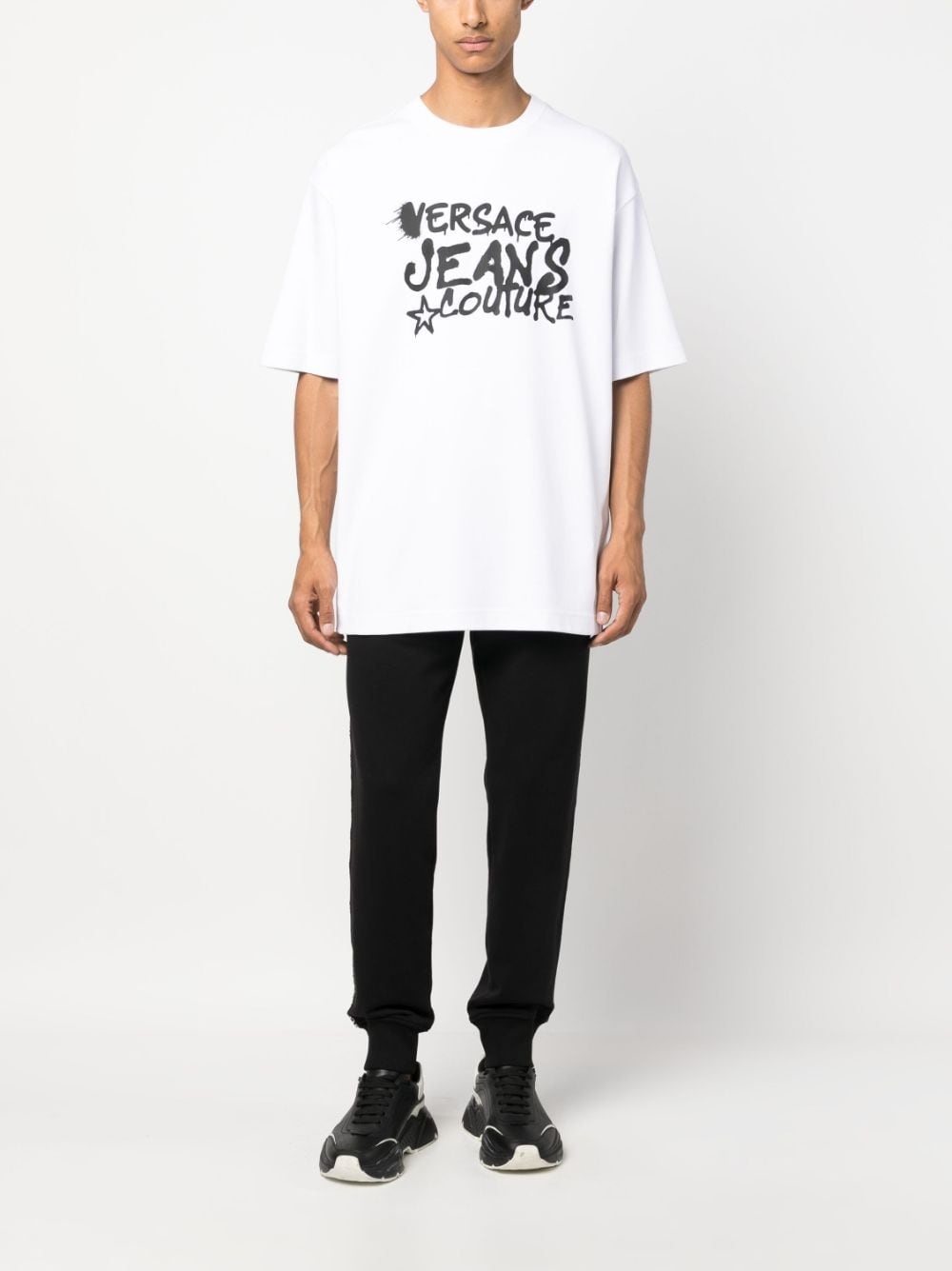 logo-print cotton T-shirt - 2