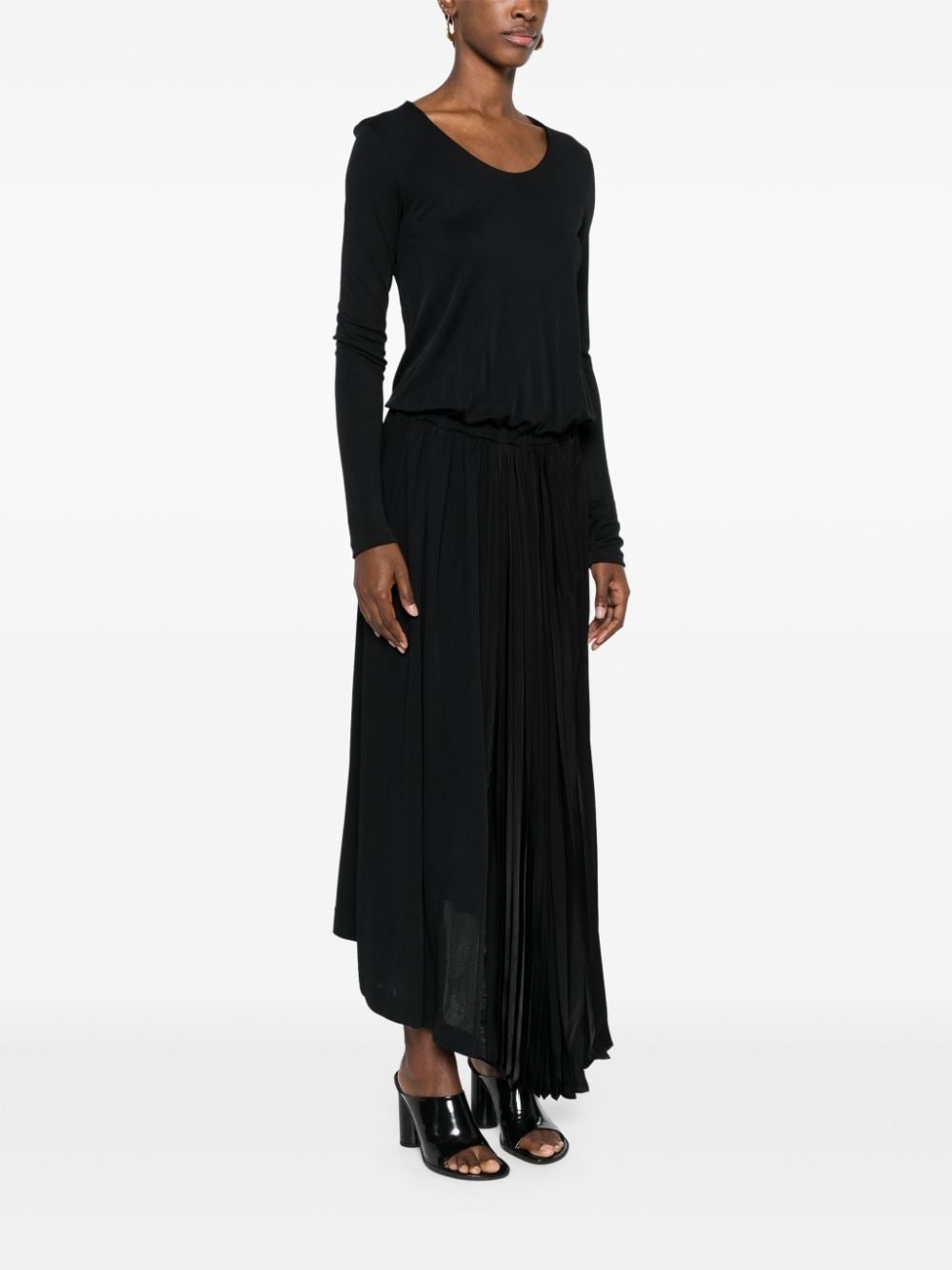 plissÃ© midi dress - 3