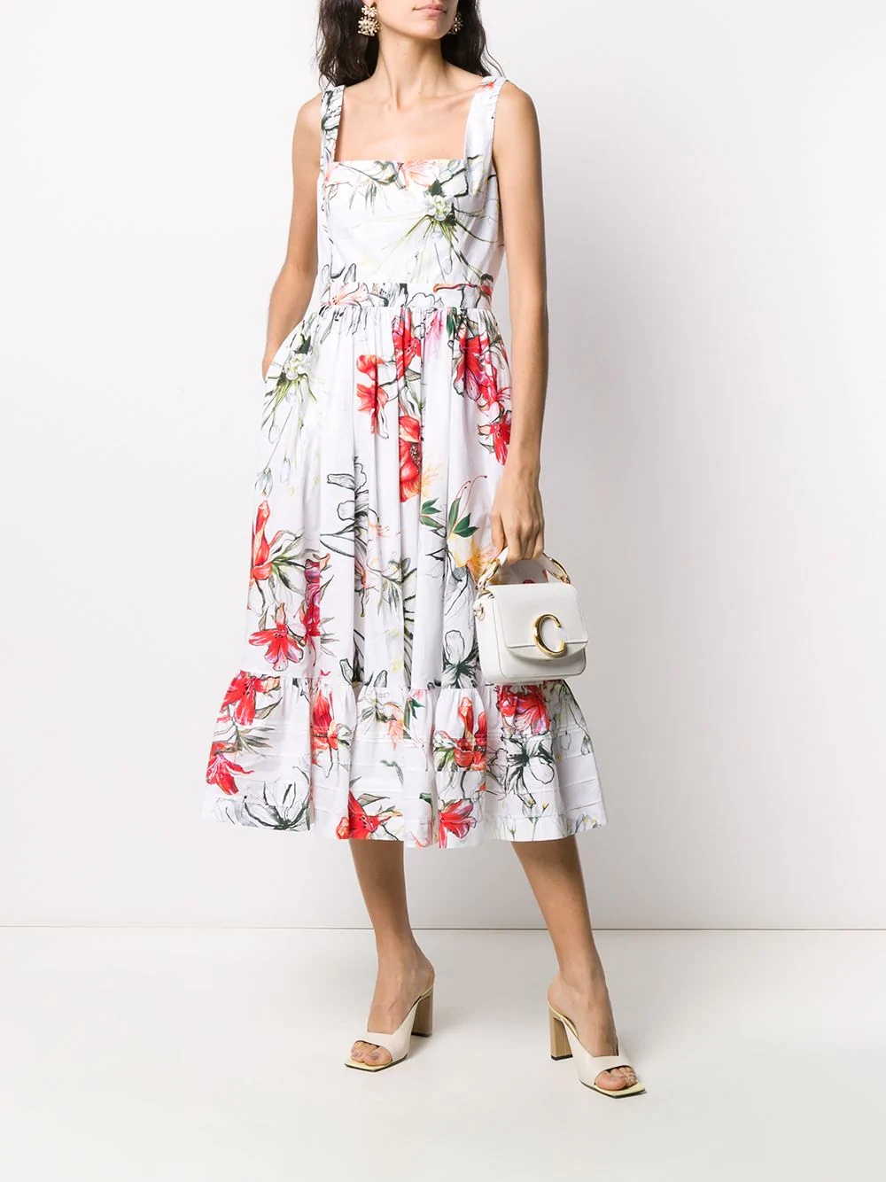 Endangered Flower midi dress - 2