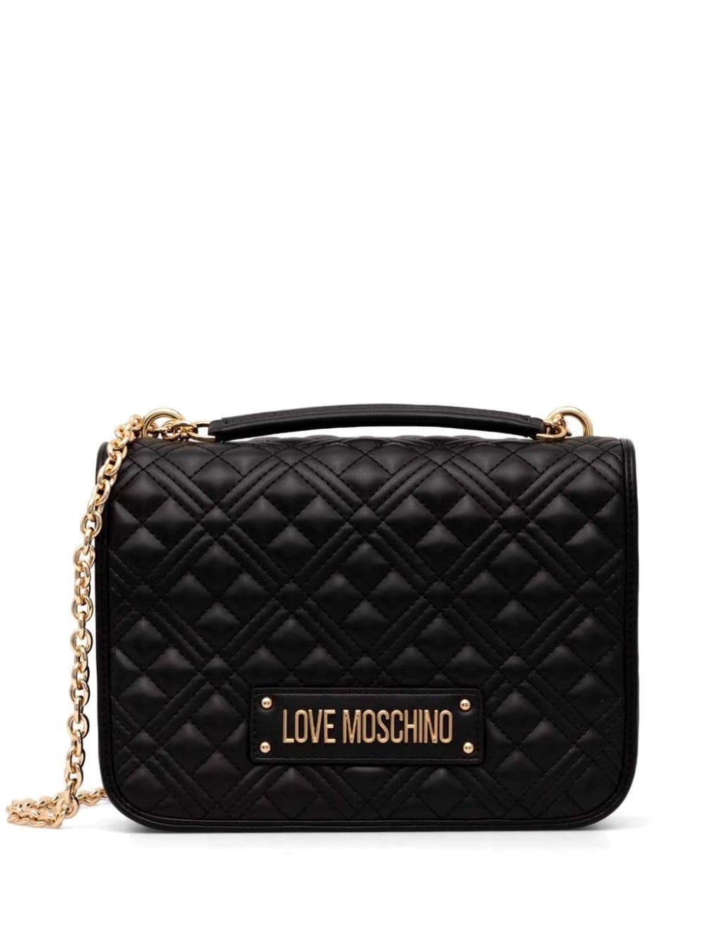 logo-lettering crossbody bag - 1