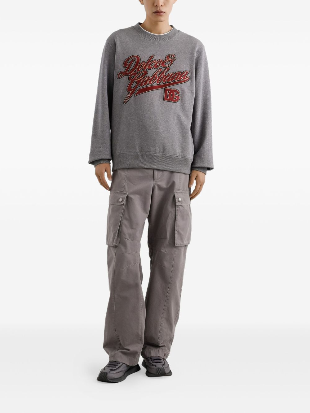 logo-embroidered sweatshirt - 2