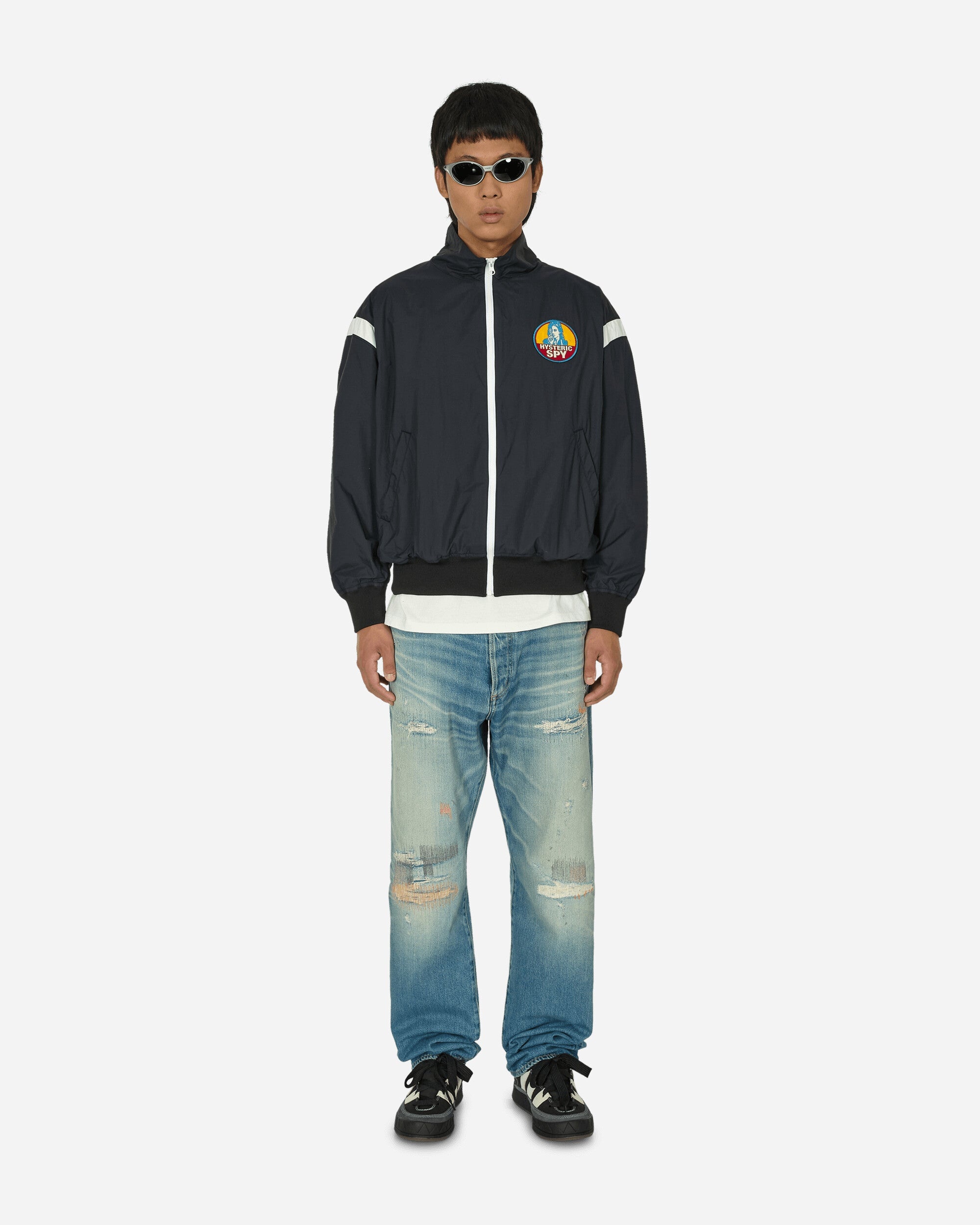 Hysteric Spy Patch Track Jacket Black - 4