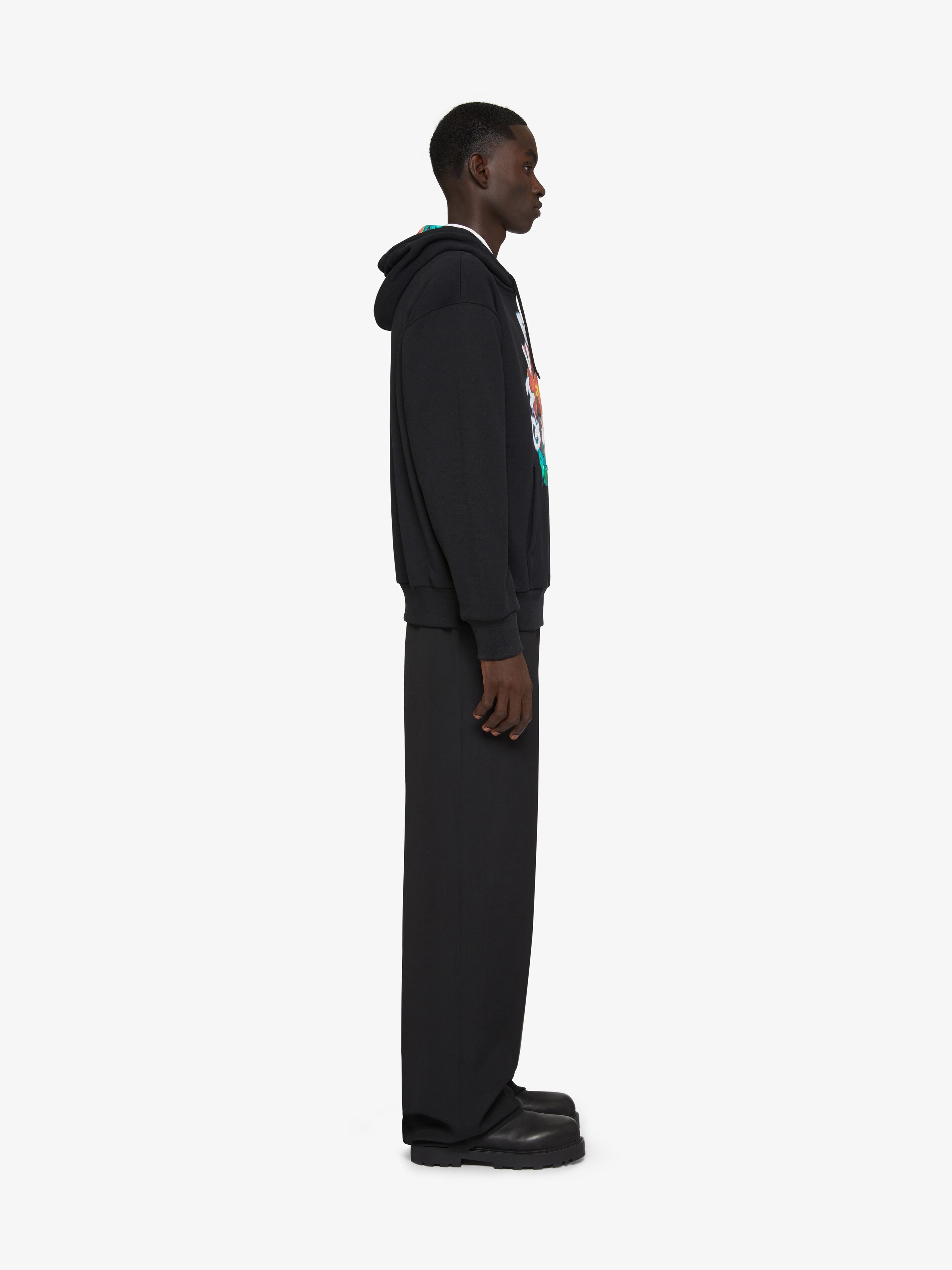 GIVENCHY PSYCHEDELIC BOXY FIT HOODIE IN FLEECE - 3