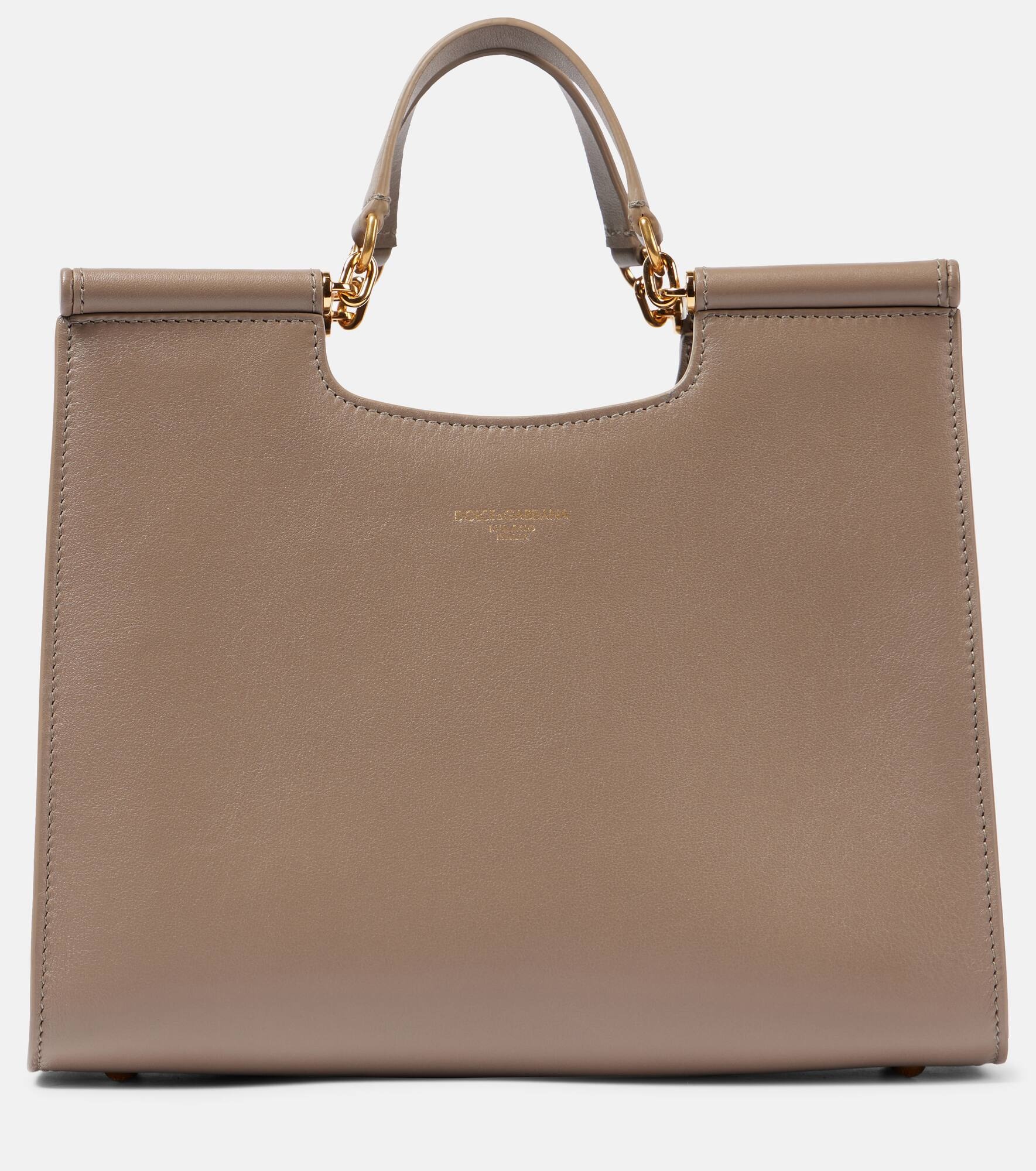 Sicily Medium leather tote bag - 1