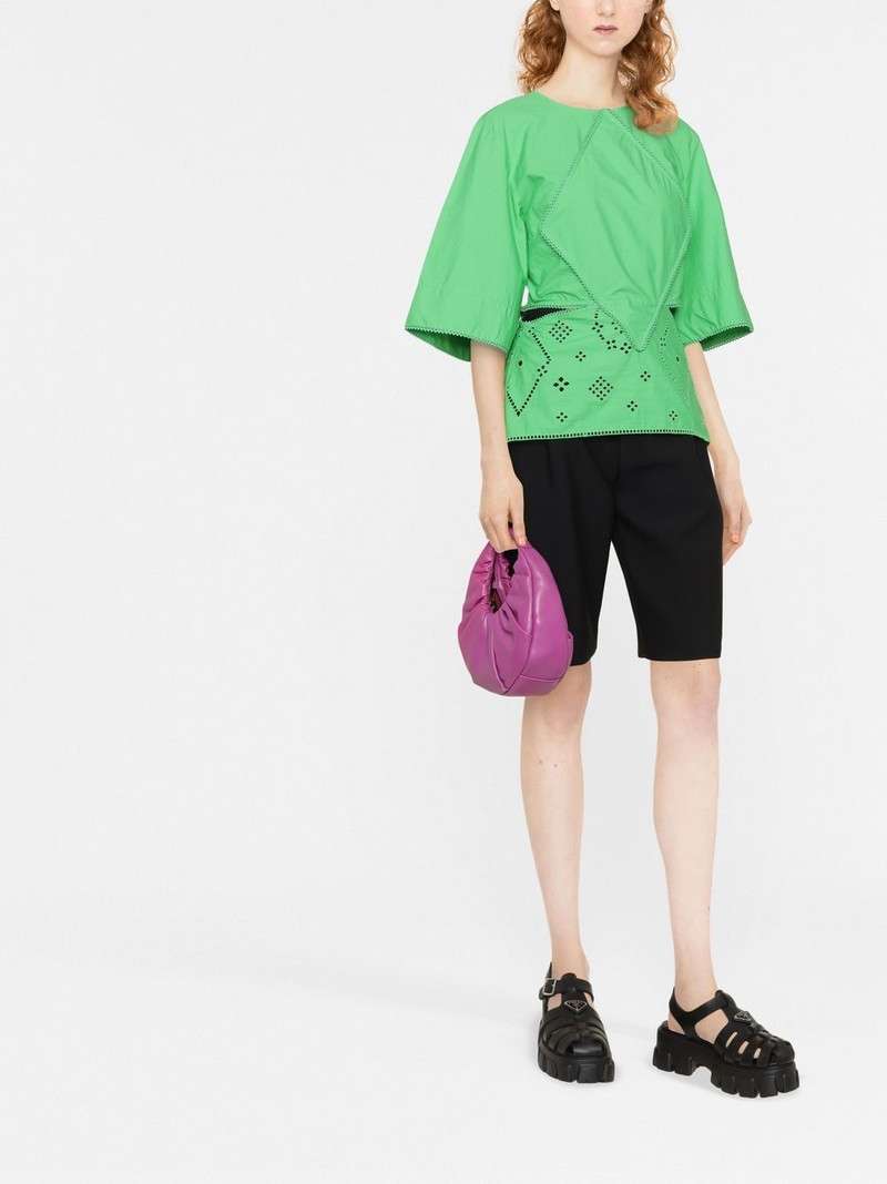 GANNI broderie anglaise T-shirt outlook