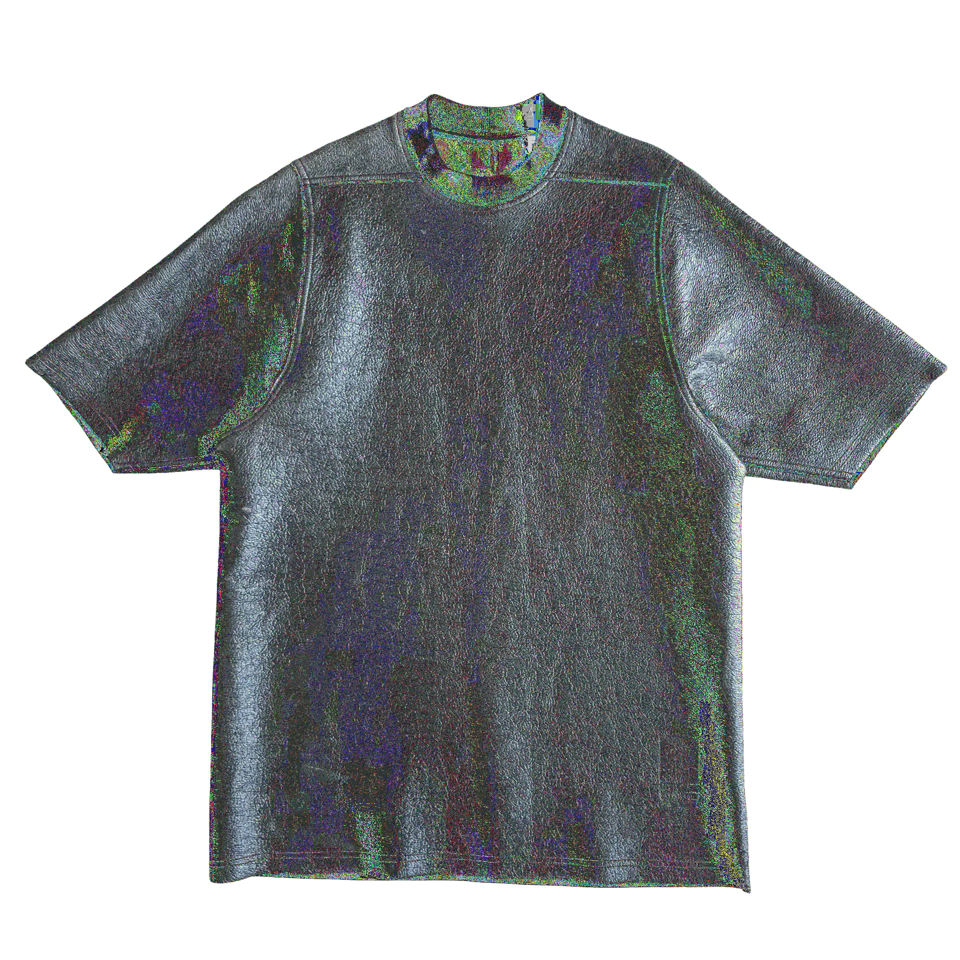 Rick Owens j Coated Cotton Jumbo T-shirt SZ XS - 1