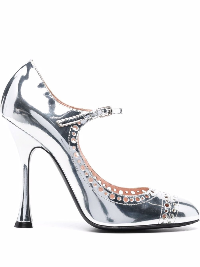 펀치 구멍 heeled 펌프 1