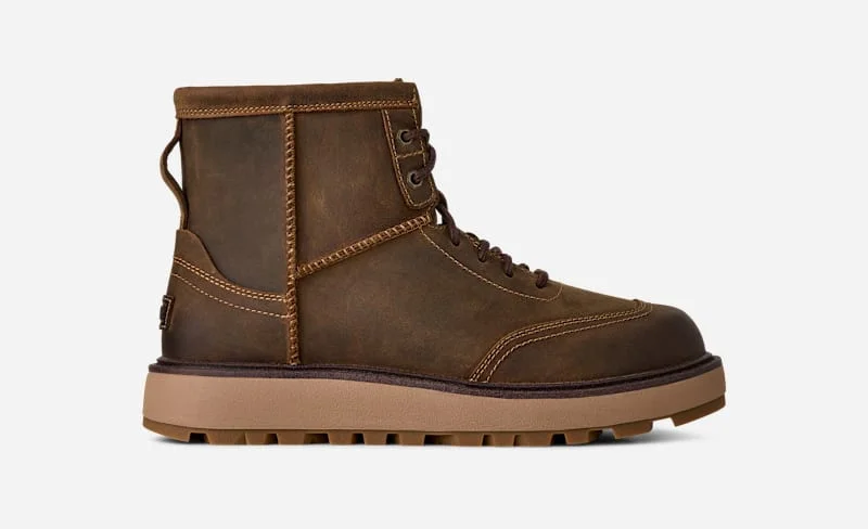 ® Men's Idyllwild Lace Leather Boots in Oak - 1