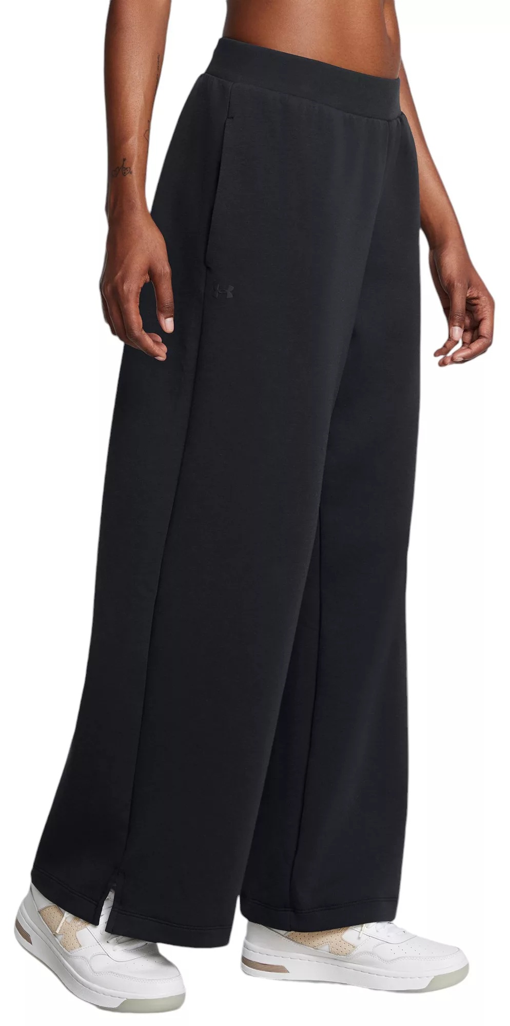 Under Armour Women's Unstoppable Fleece Wide Leg Pants - 1
