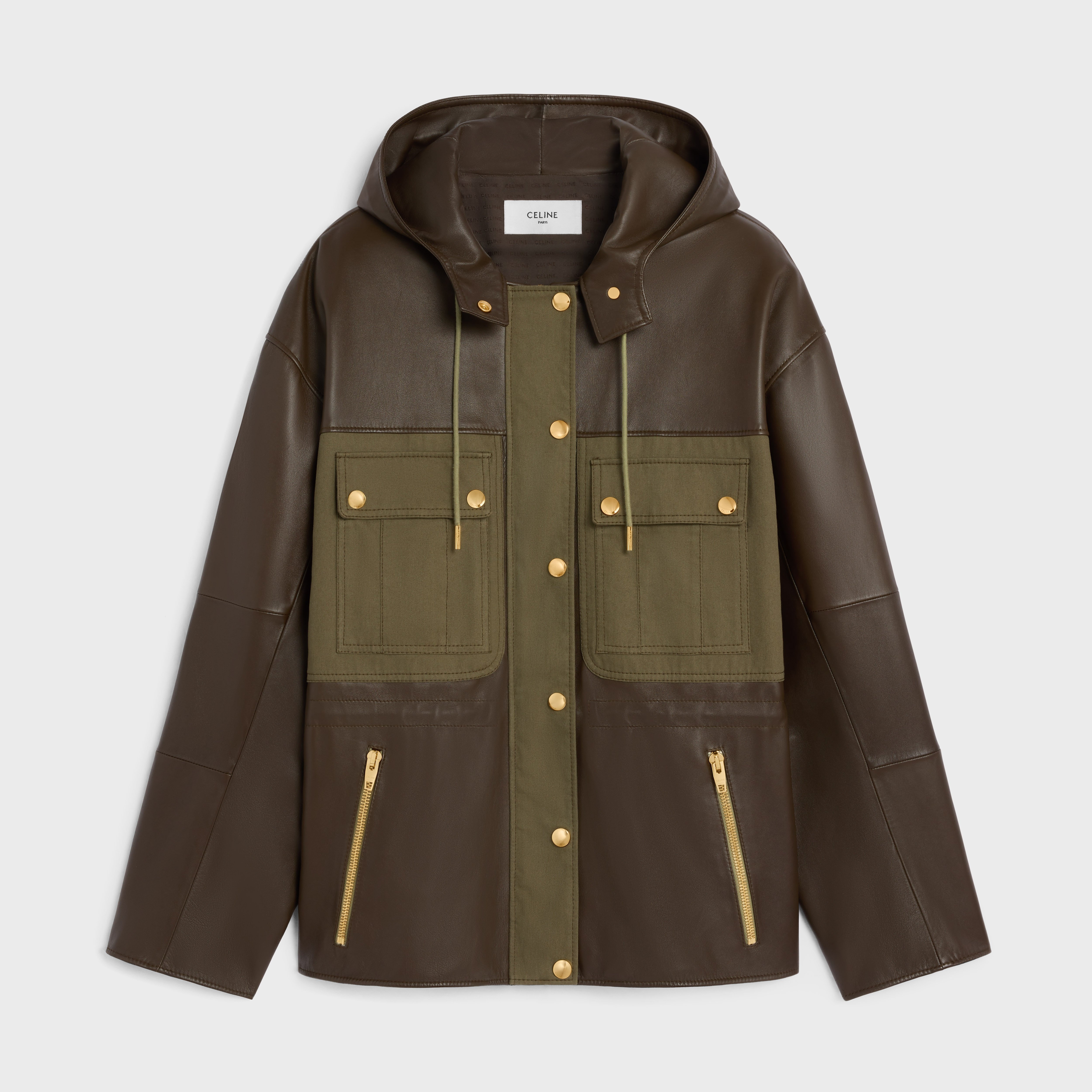 関税込 Celine parka in soft lambskin CELINE parka in soft lambskin | REVERSIBLE