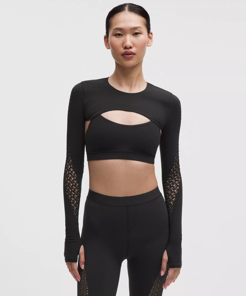 RevealKnit Interlace Long-Sleeve Shrug 1