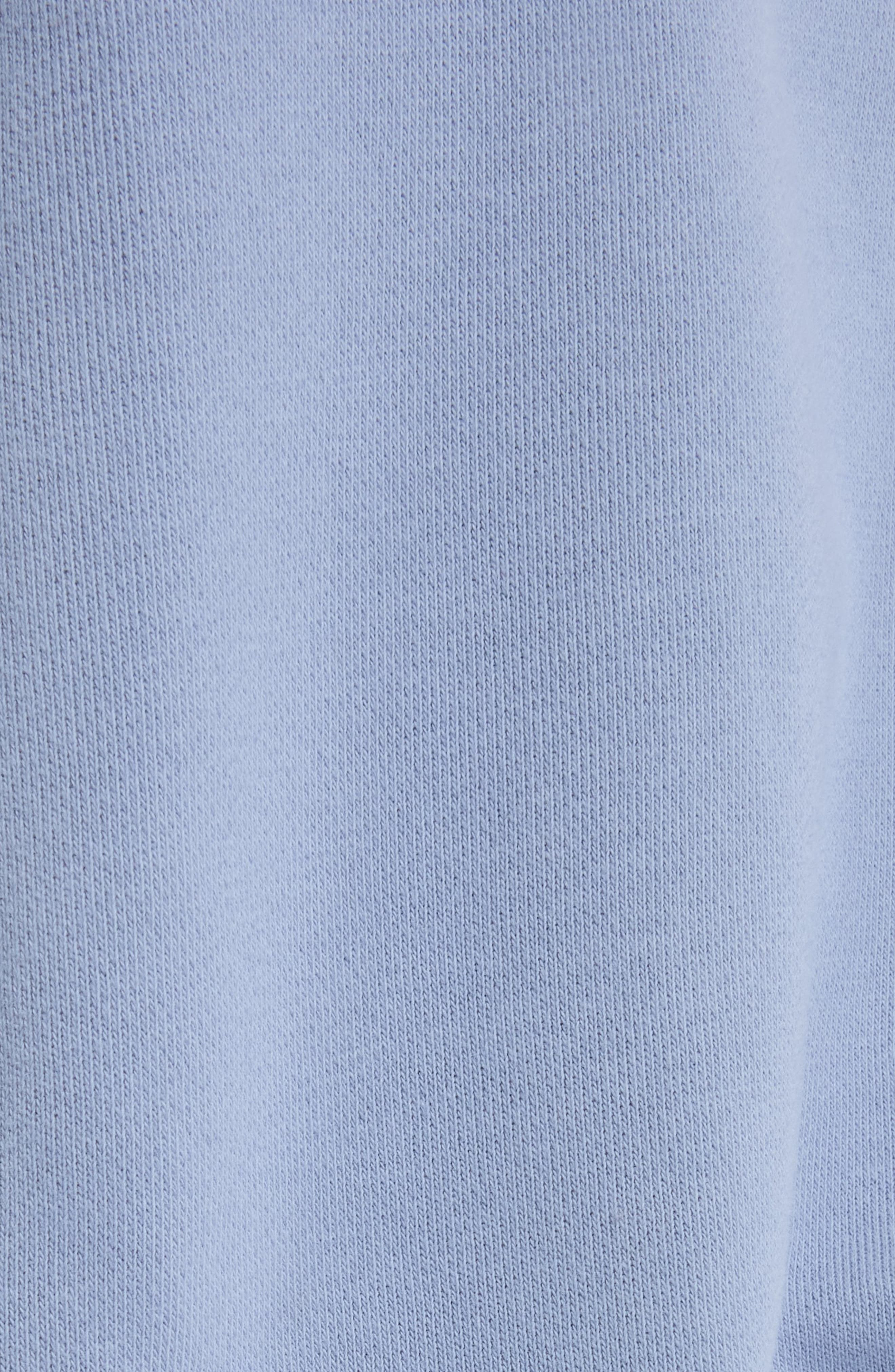New Balance Coastal Fleece Oversize Crop Crewneck Sweatshirt in Dusk Shower at Nordstrom - 5