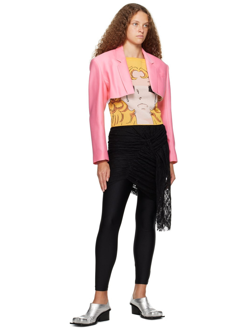 pushBUTTON Black Layered Skirt outlook