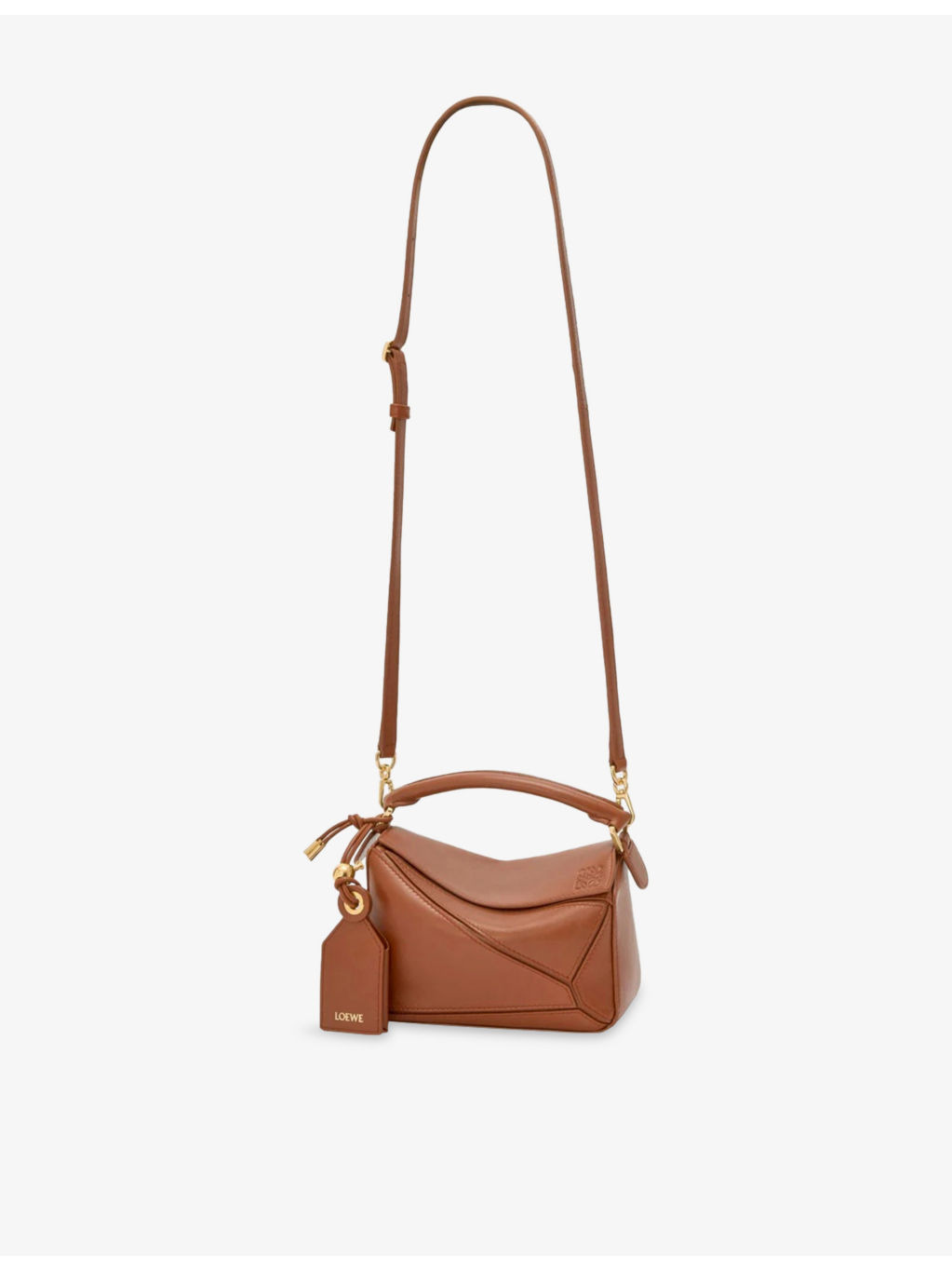 Featherlight Puzzle Mini Leather Top-Handle Bag - 5