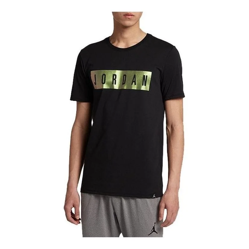 Air Jordan Wordmark T-shirt 'Black' 916147-010 - 1