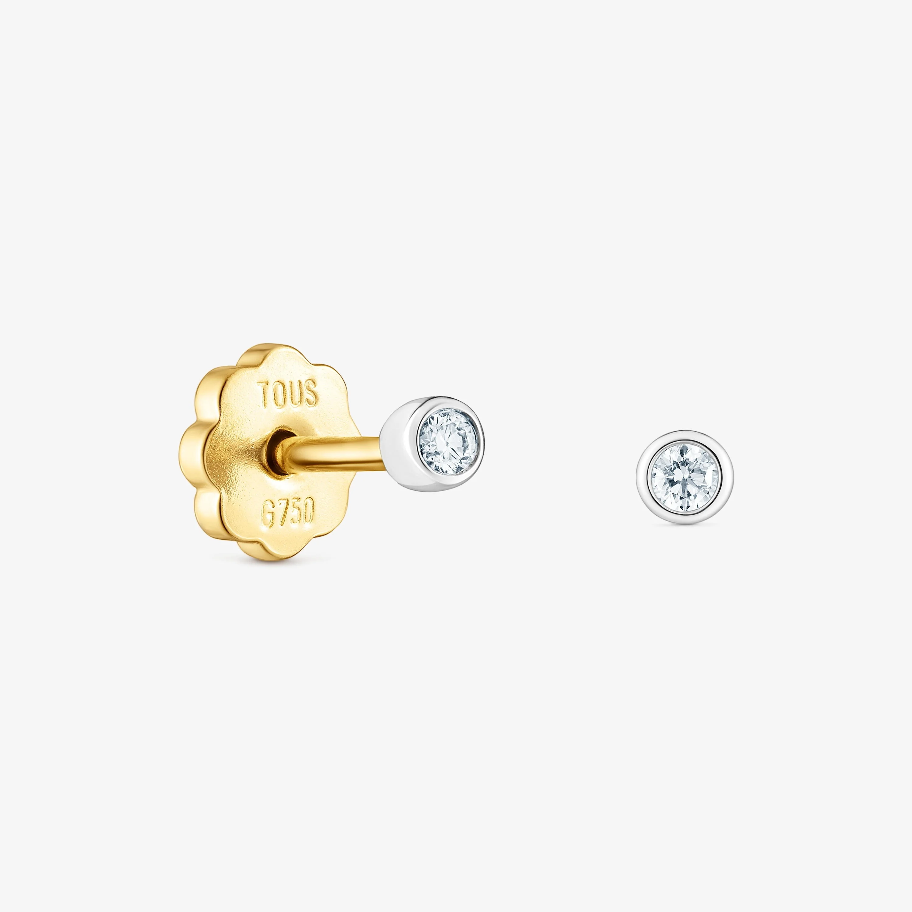 18K white gold TOUS Diamonds Earrings. 0,02ct. - 1