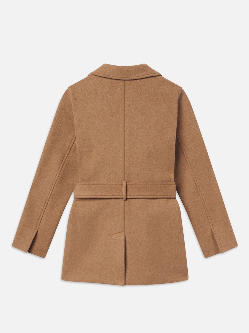 Melton Safari Jacket in Light Camel 4