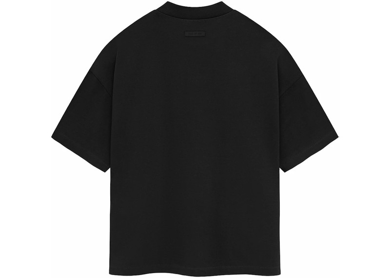 ESSENTIALS Fear of God Essentials Heavy Jersey Crewneck Tee Jet Black outlook