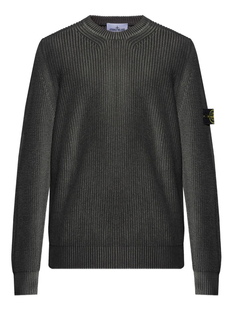 logo-patch sweater 1