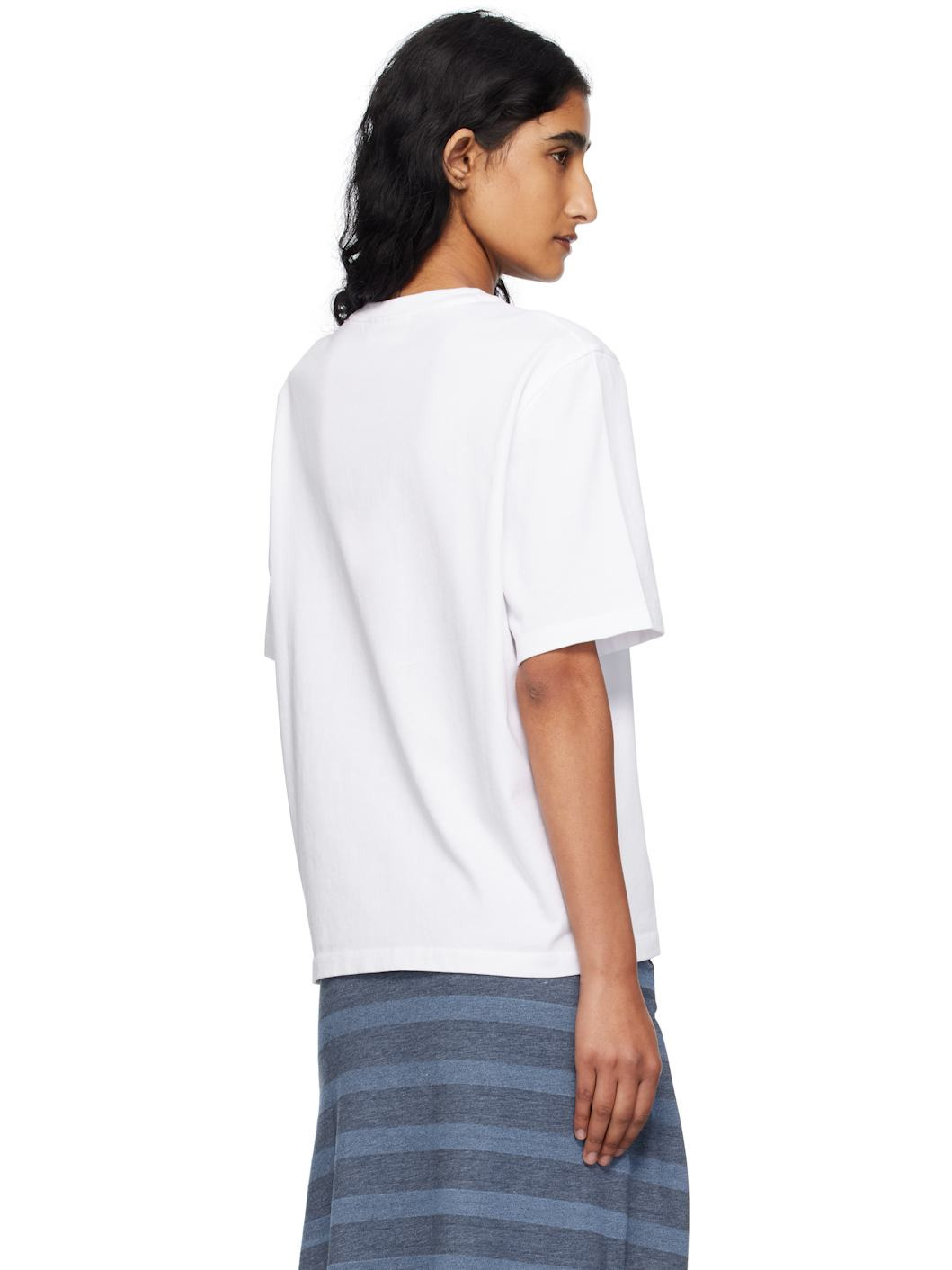 White 'Maison Kitsuné' Handwriting Comfort T-shirt - 3