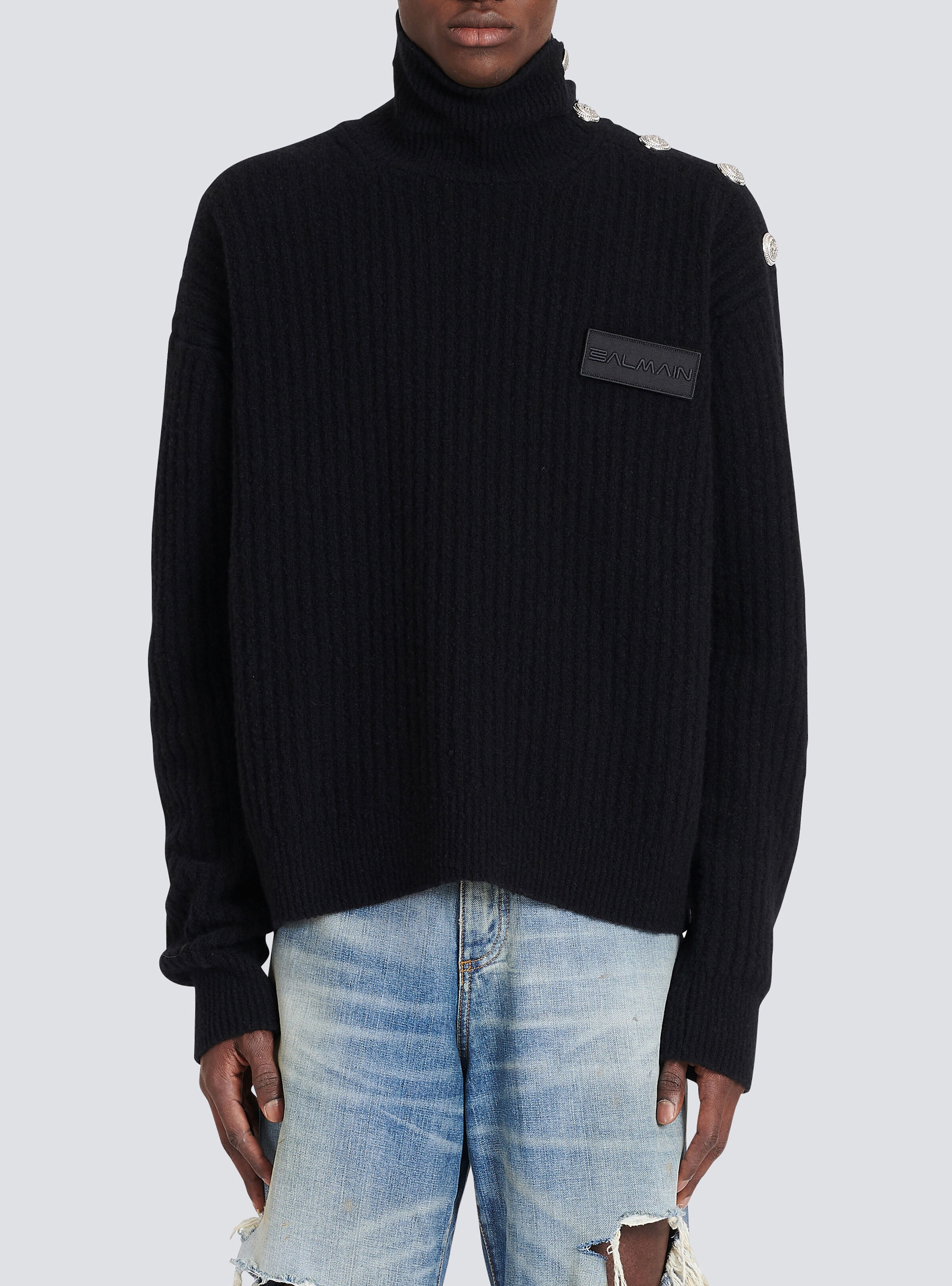 Cashmere turtleneck sweater - 7