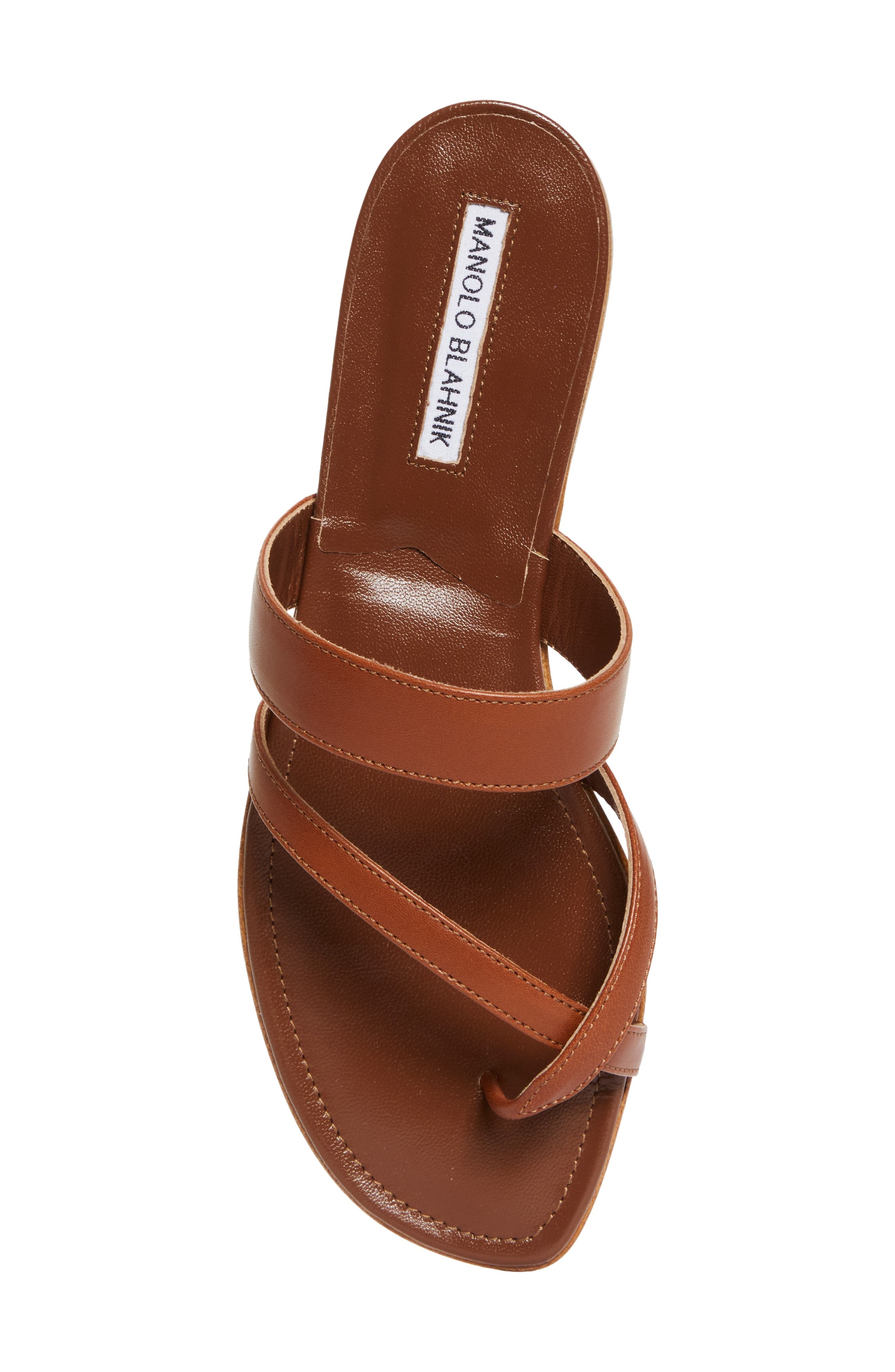 Manolo Blahnik Susa Sandal in Brown at Nordstrom - 5