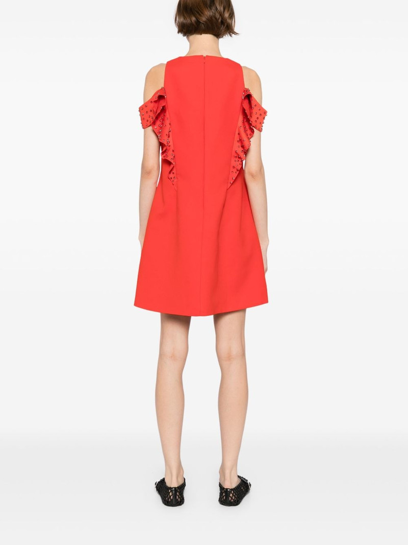 ruffle-sleeves mini dress 4