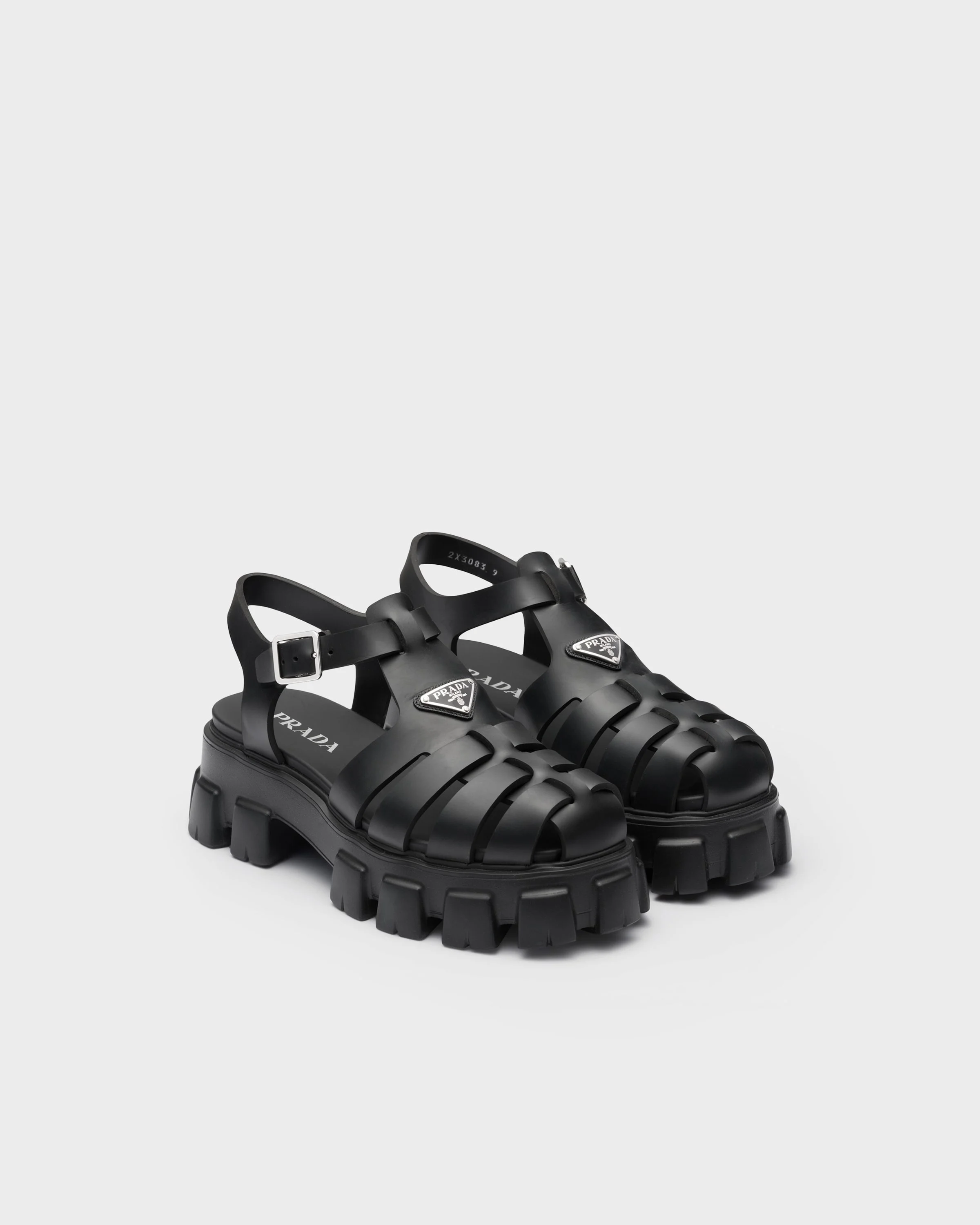 Monolith rubber sandals - 1
