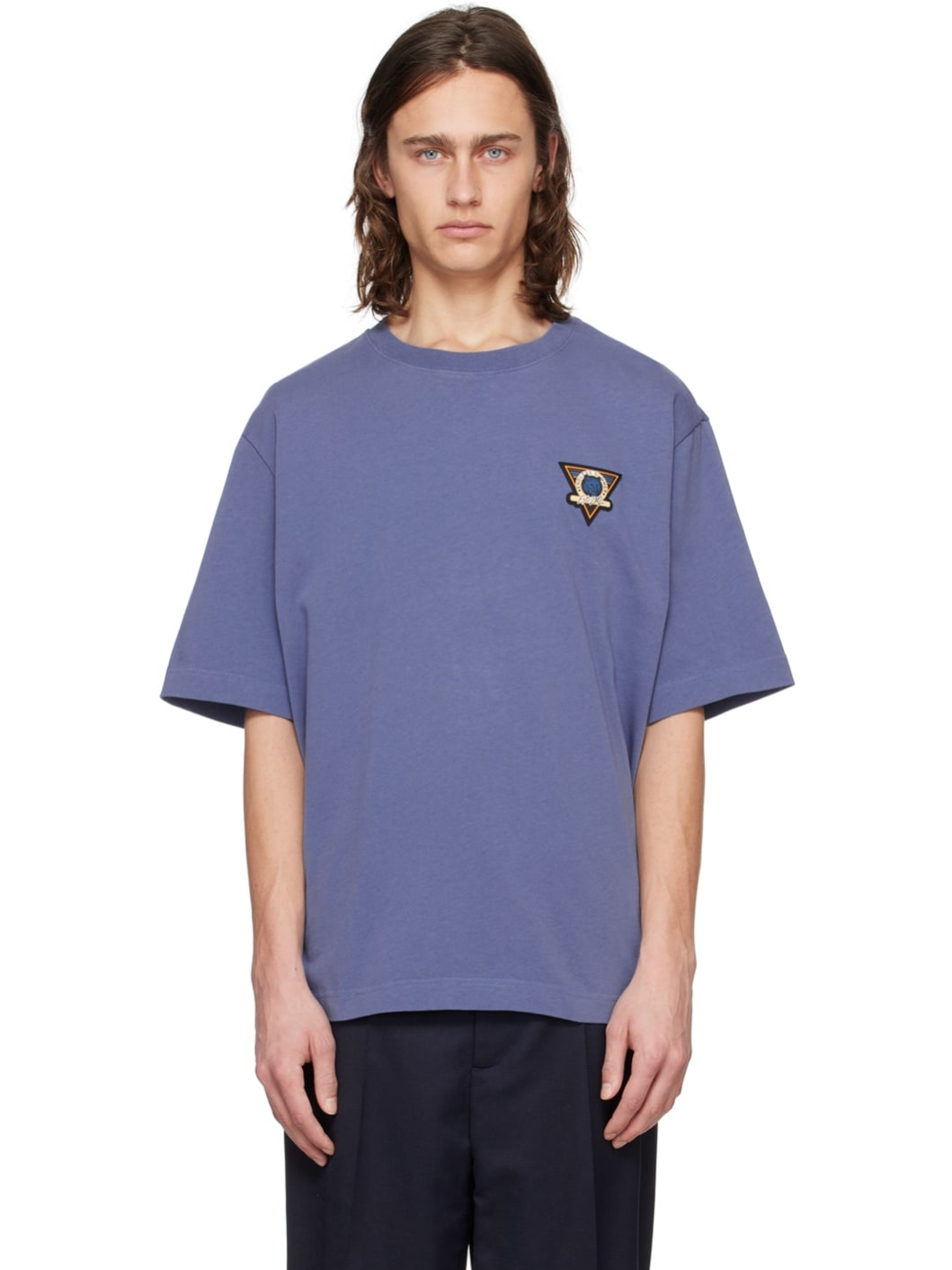 Blue Crewneck T-Shirt - 1
