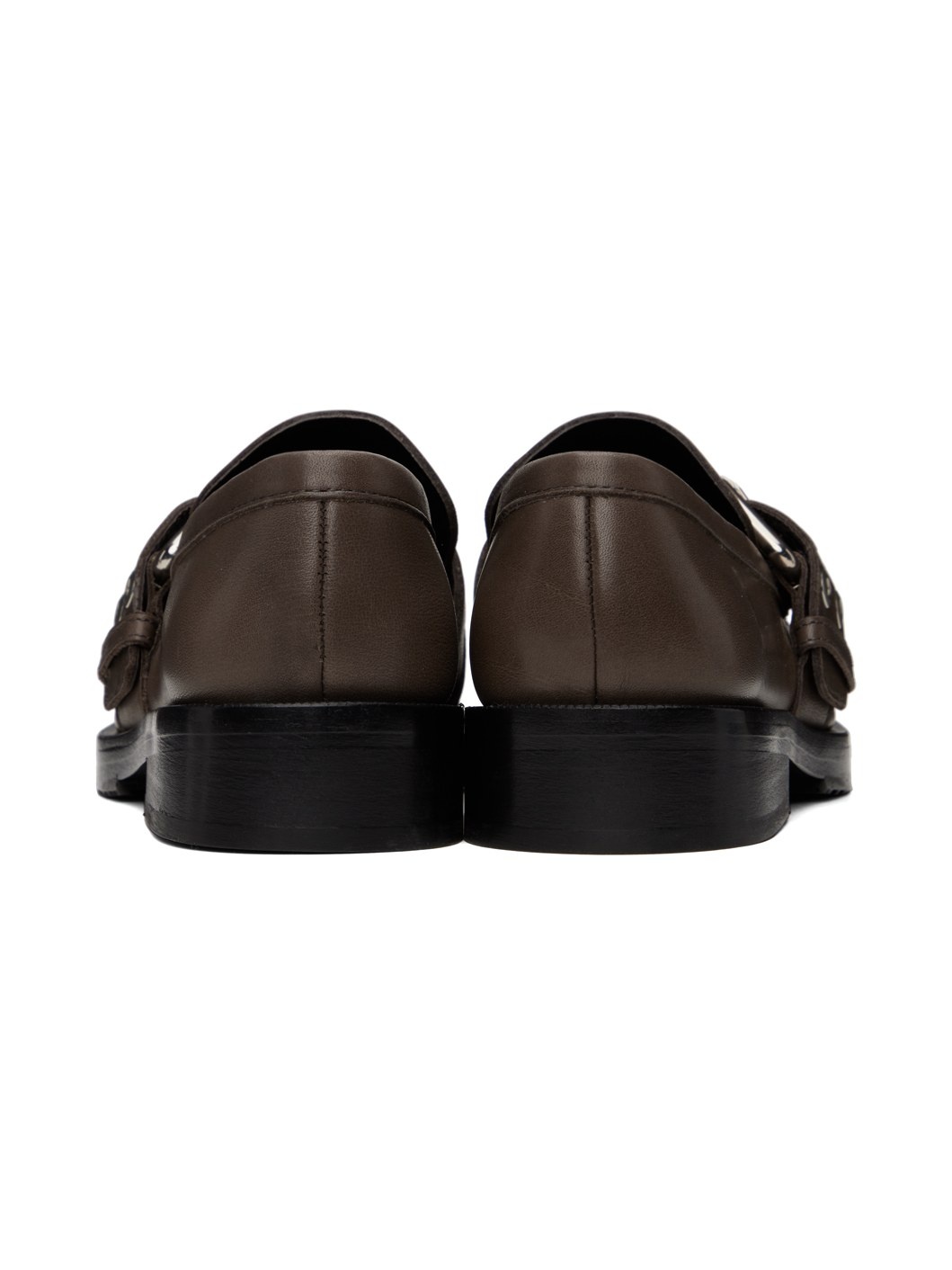 SSENSE Work Capsule Brown Soho Loafers - 2
