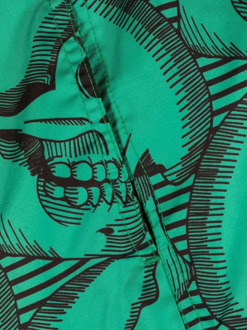 skull-print swim shorts 3