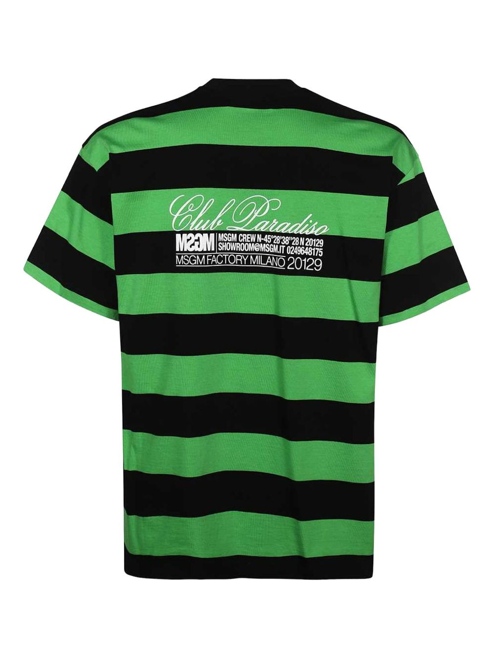 striped-pattern cotton T-shirt - 2