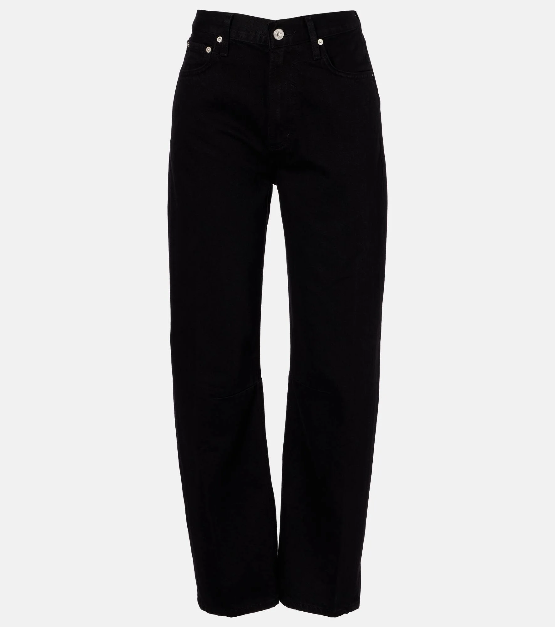 Miro high-rise barrel-leg jeans - 1