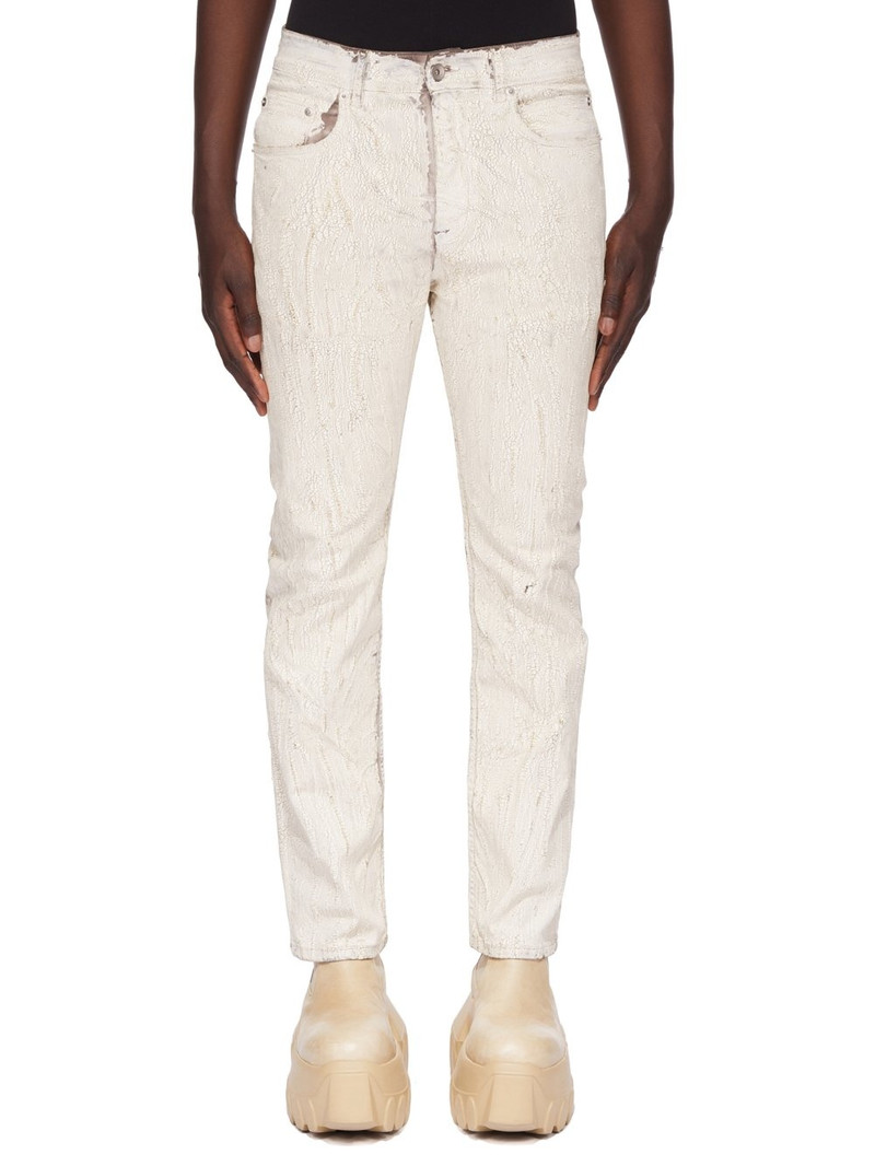Megacrust Slim-Fit Coated Jeans - 1