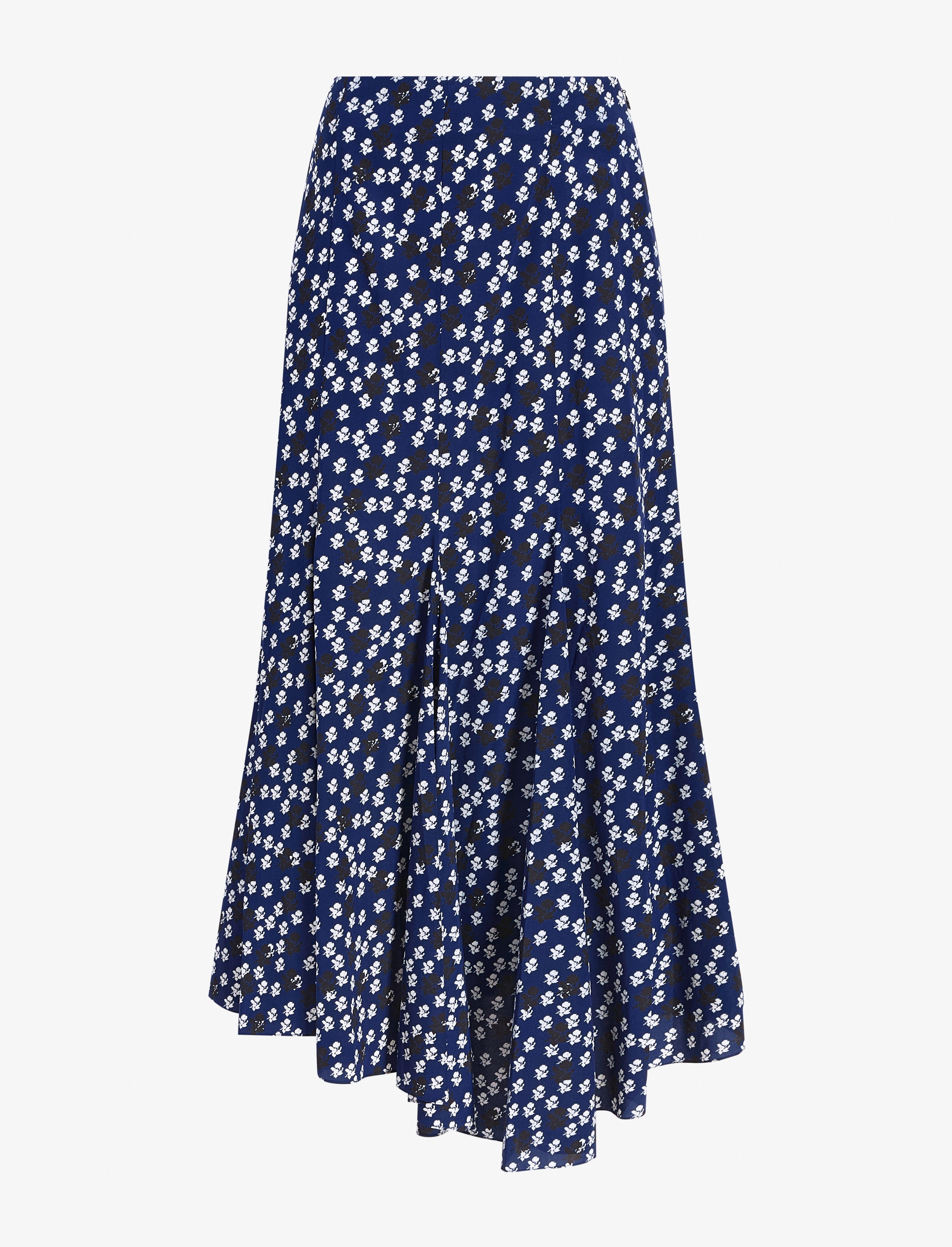 Joelle Skirt in Printed Silk Viscose - 1