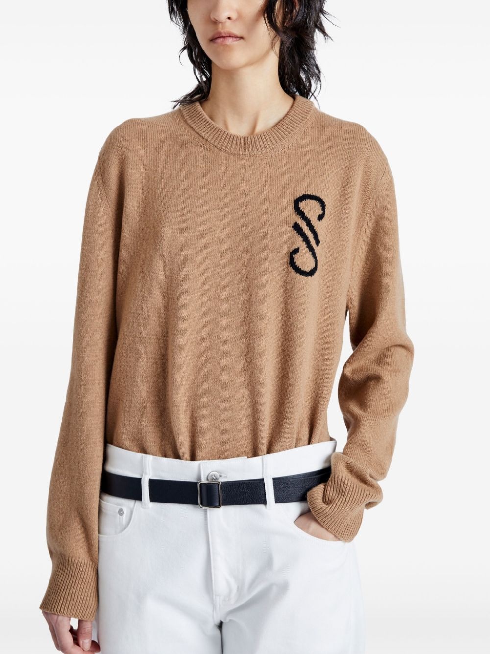 Harrison monogram-jacquard jumper - 3