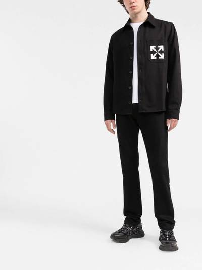 Off-White Single Arrow denim shirt outlook