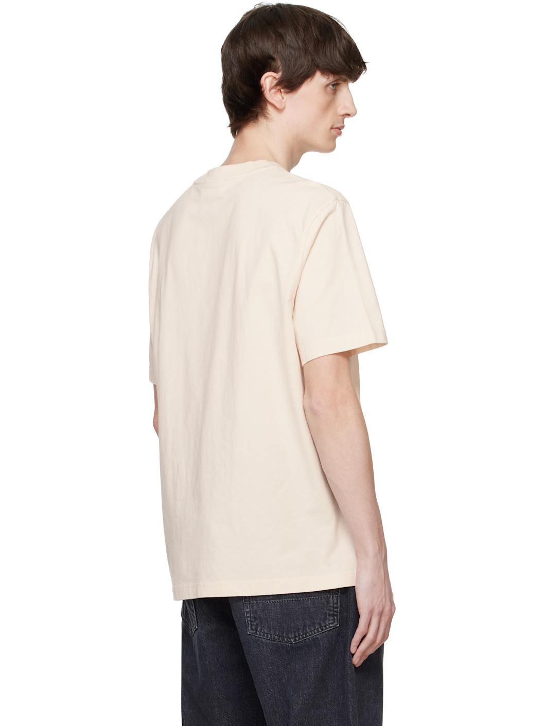 Beige Speedy Fox Patch Comfort T-shirt - 3