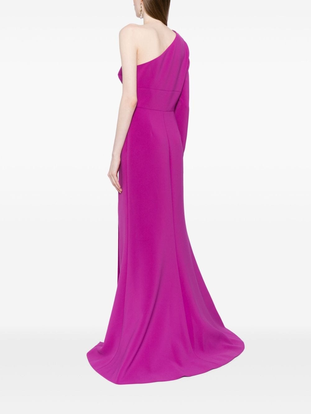one-shoulder asymmetric gown - 4