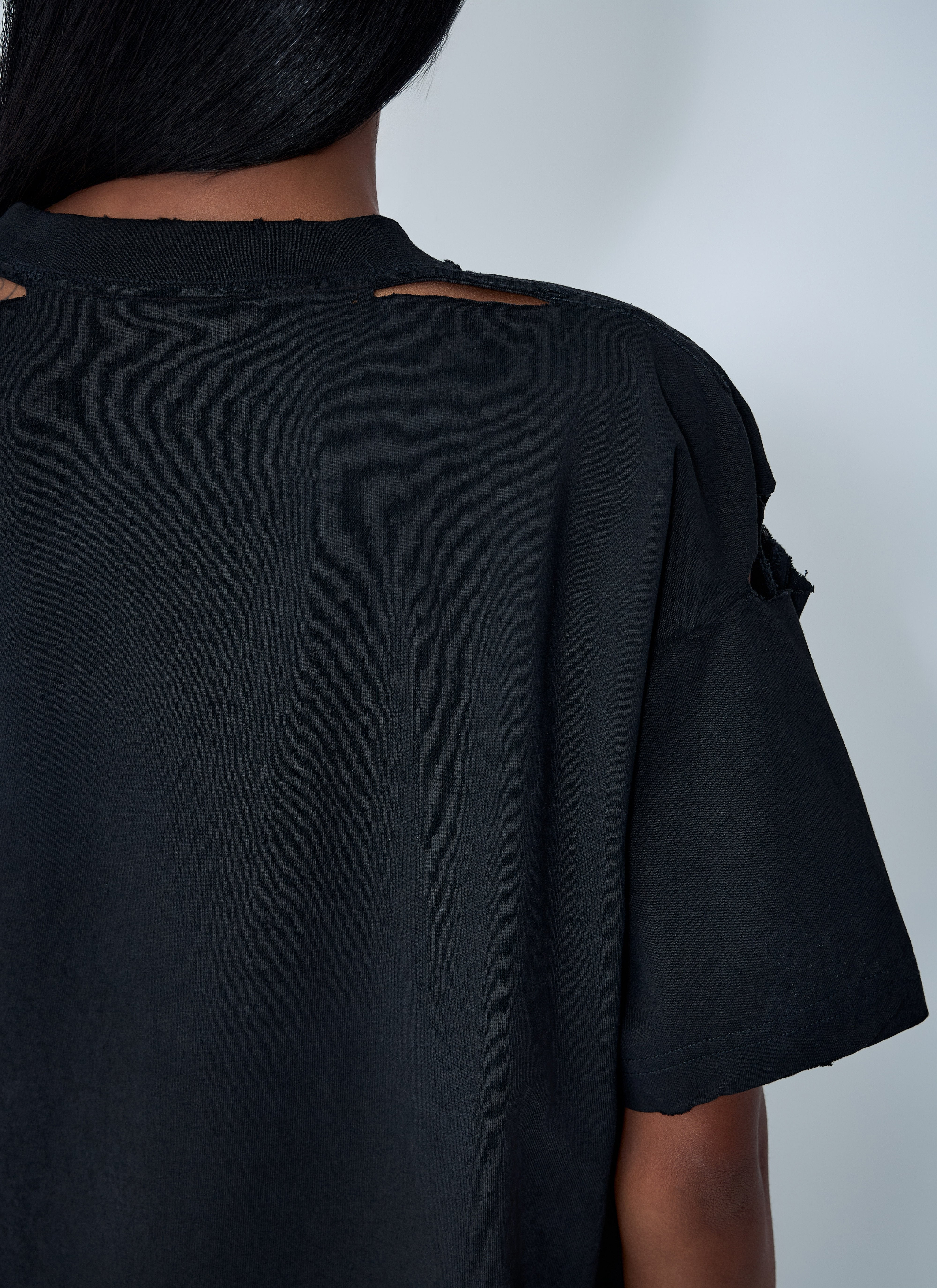 Balenciaga Women Logo Motif T-Shirt - 6