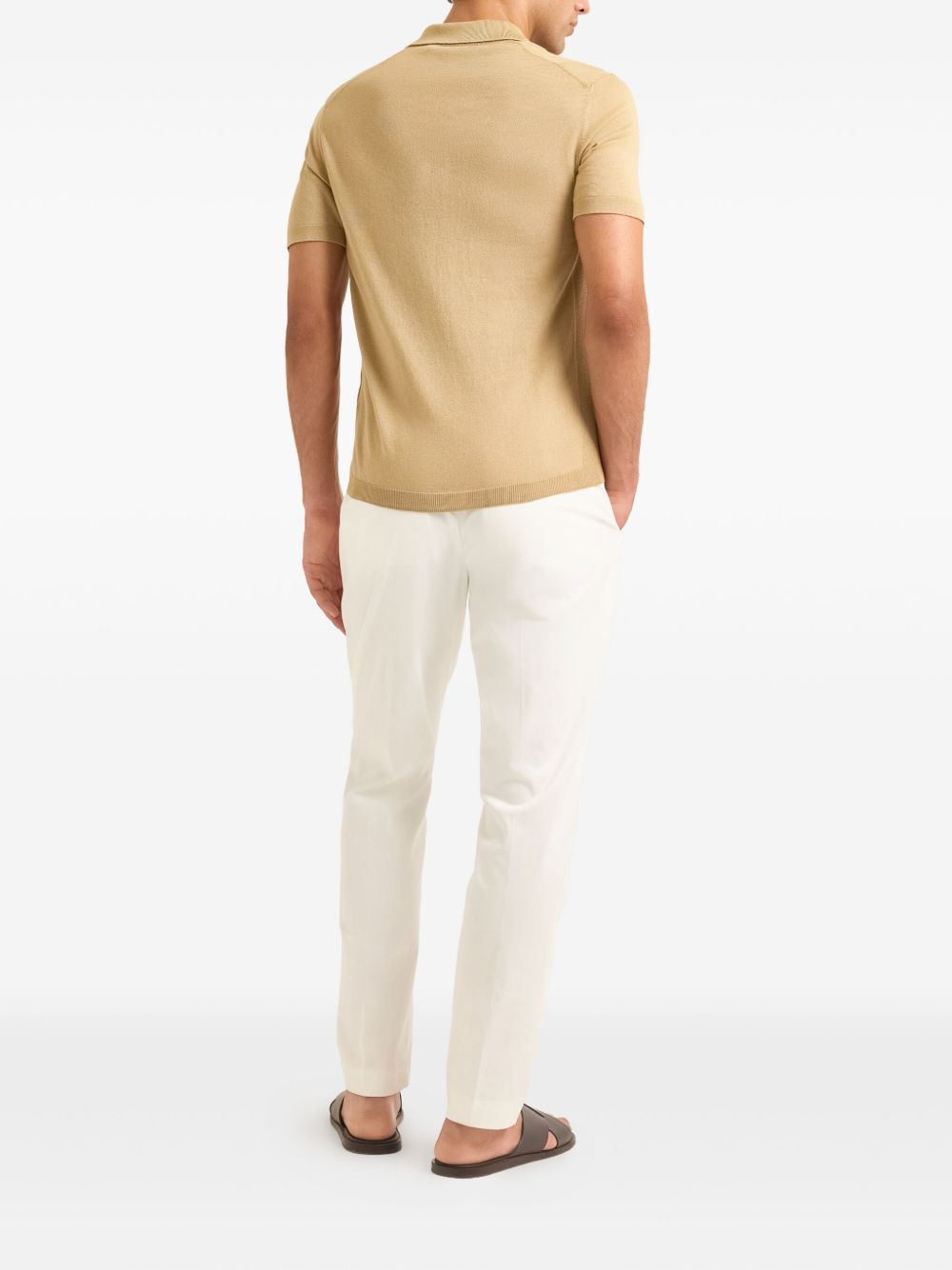 Burnham cotton-blend polo shirt - 3