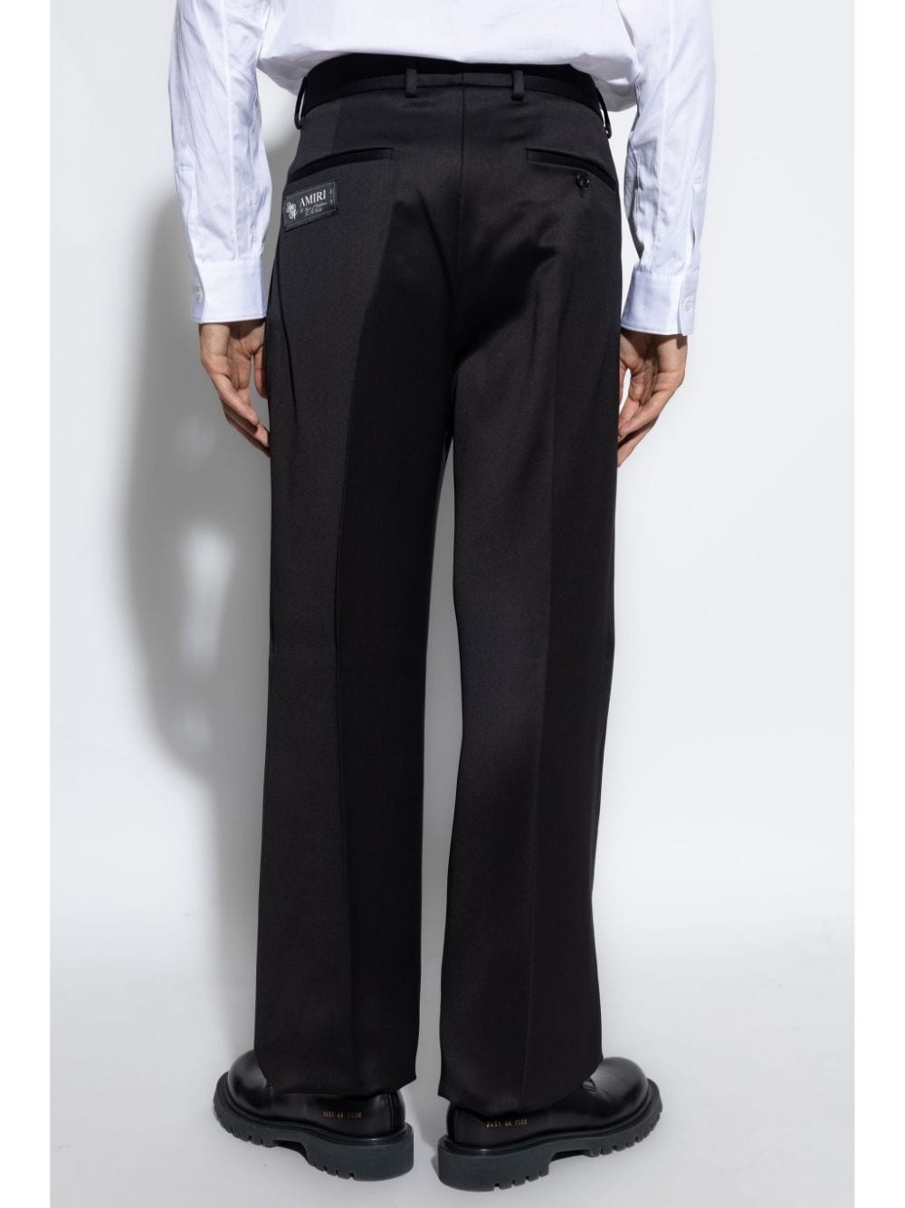 straight-leg tailored trousers - 4